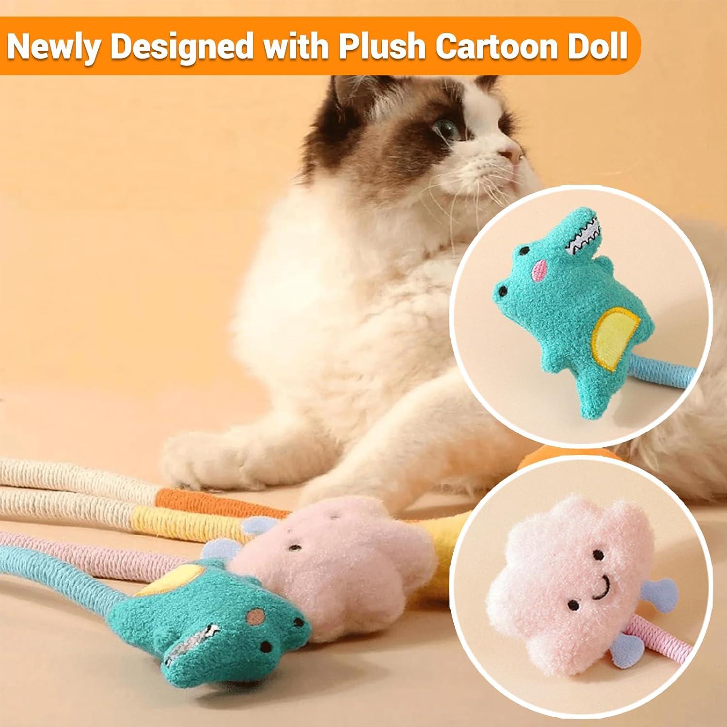 Juguetes de Cuerda para Gatos Kingtree - Paquete de 2 Catnip