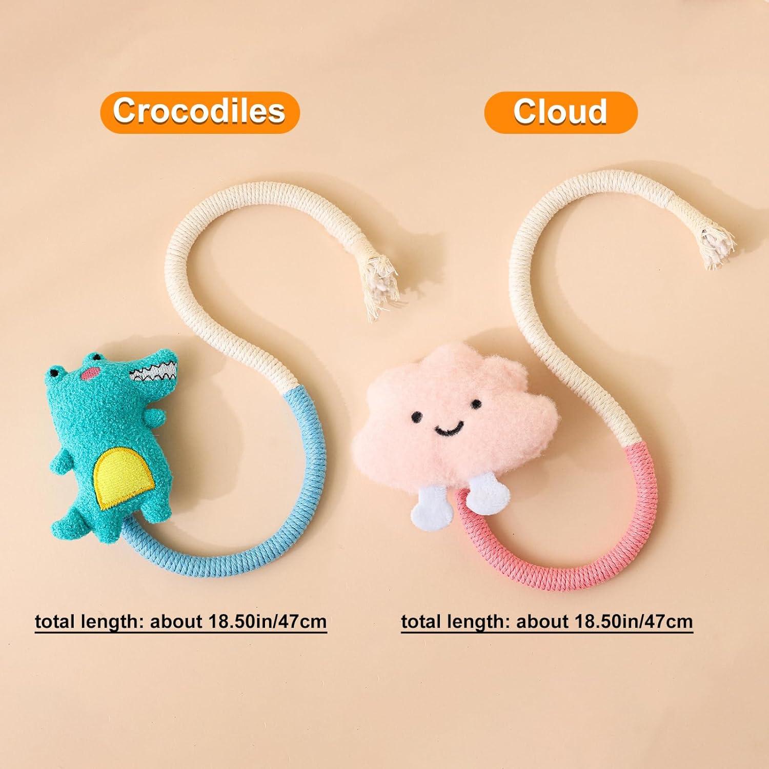 Juguetes de Cuerda para Gatos Kingtree - Paquete de 2 Catnip