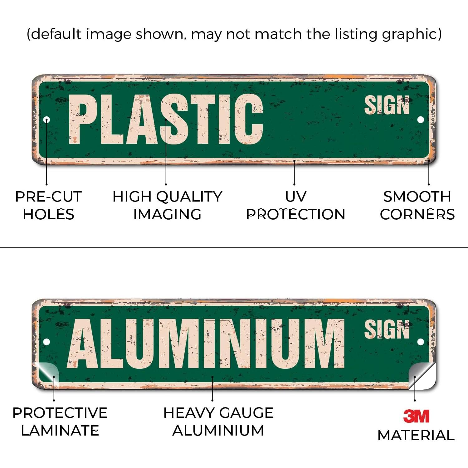 Señal Vintage de Plástico SignMission Amante de Ratas 10x46 cm