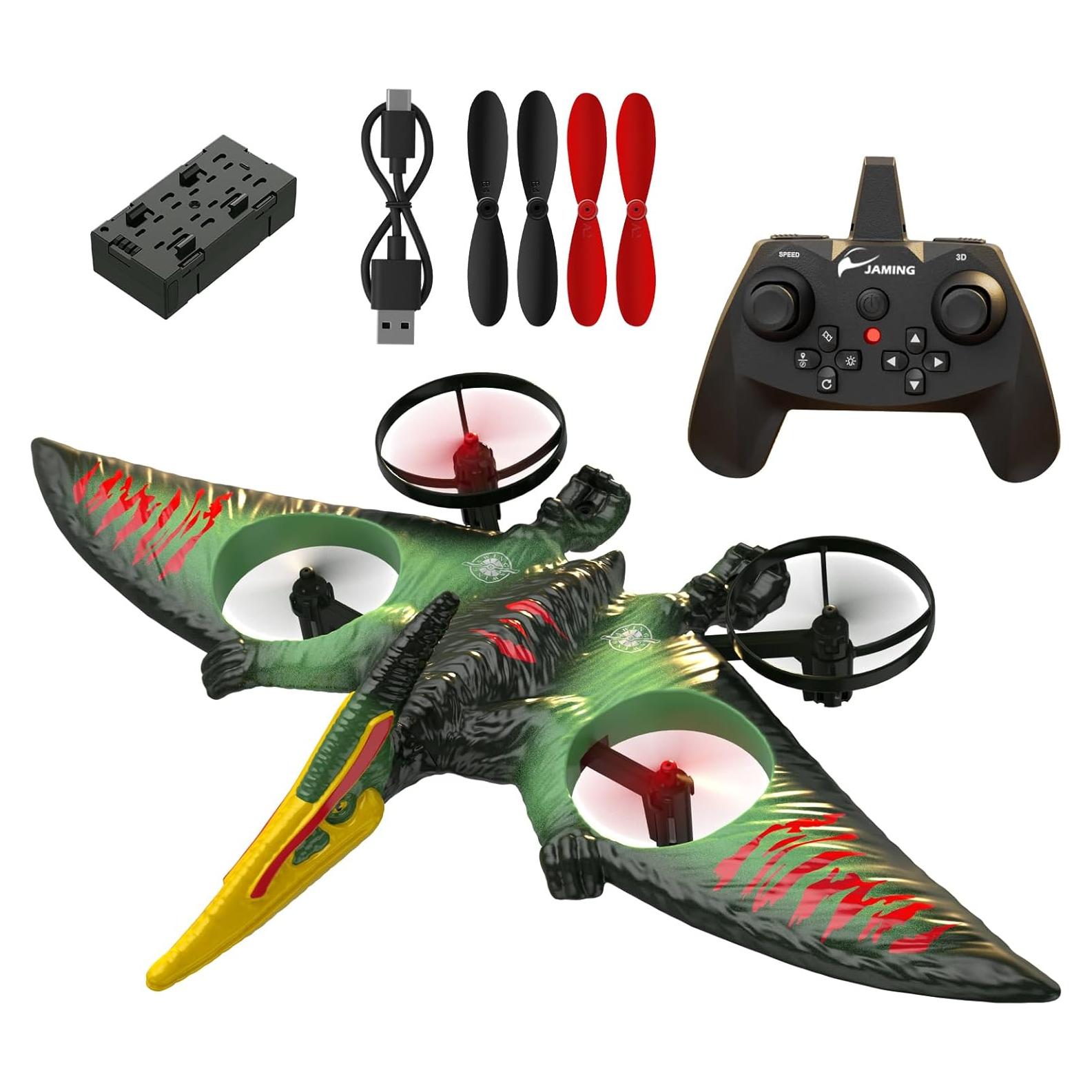 Juguete Volador Jaming Pterodáctilo RC Verde 30.99x19.56cm