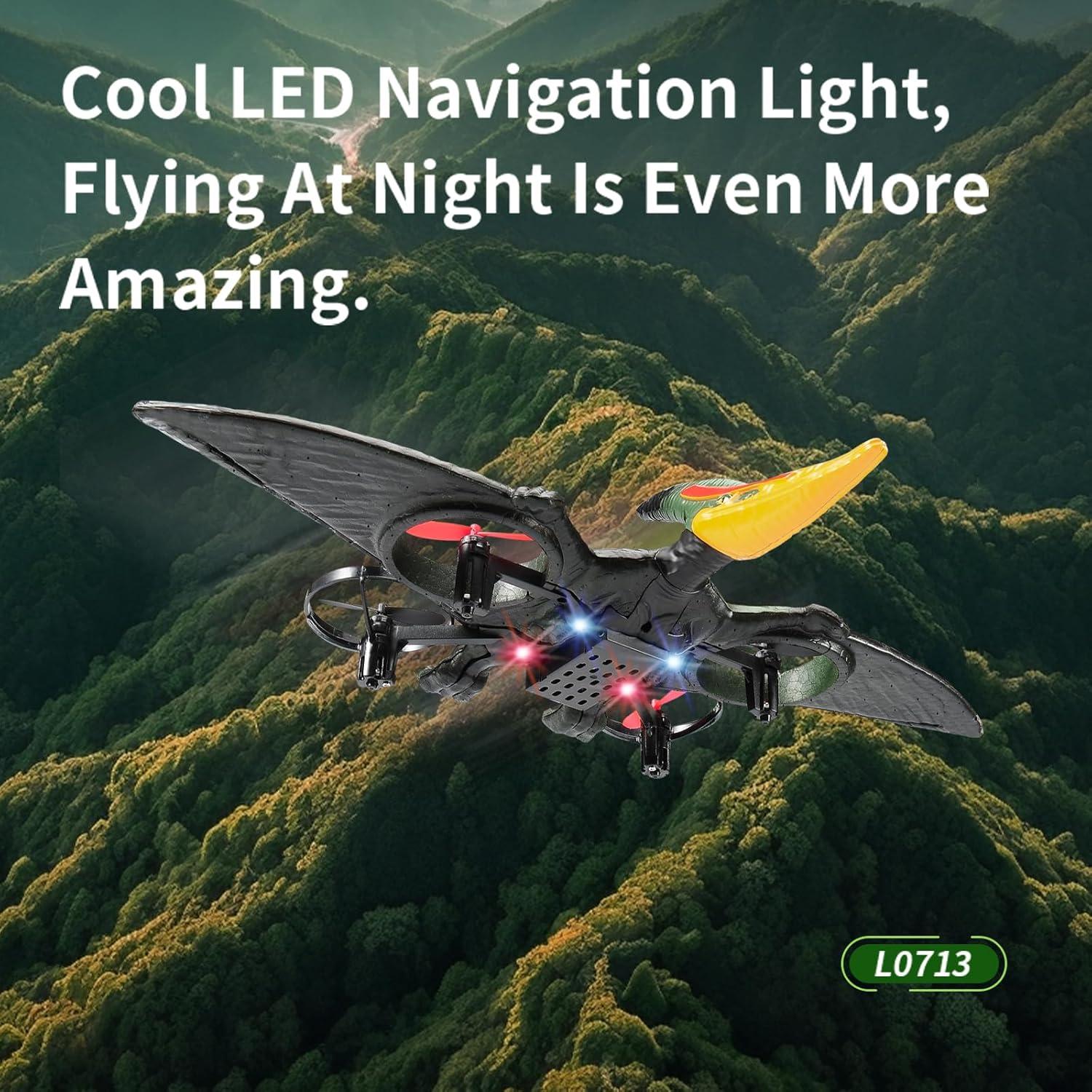 Juguete Volador Jaming Pterodáctilo RC Verde 30.99x19.56cm