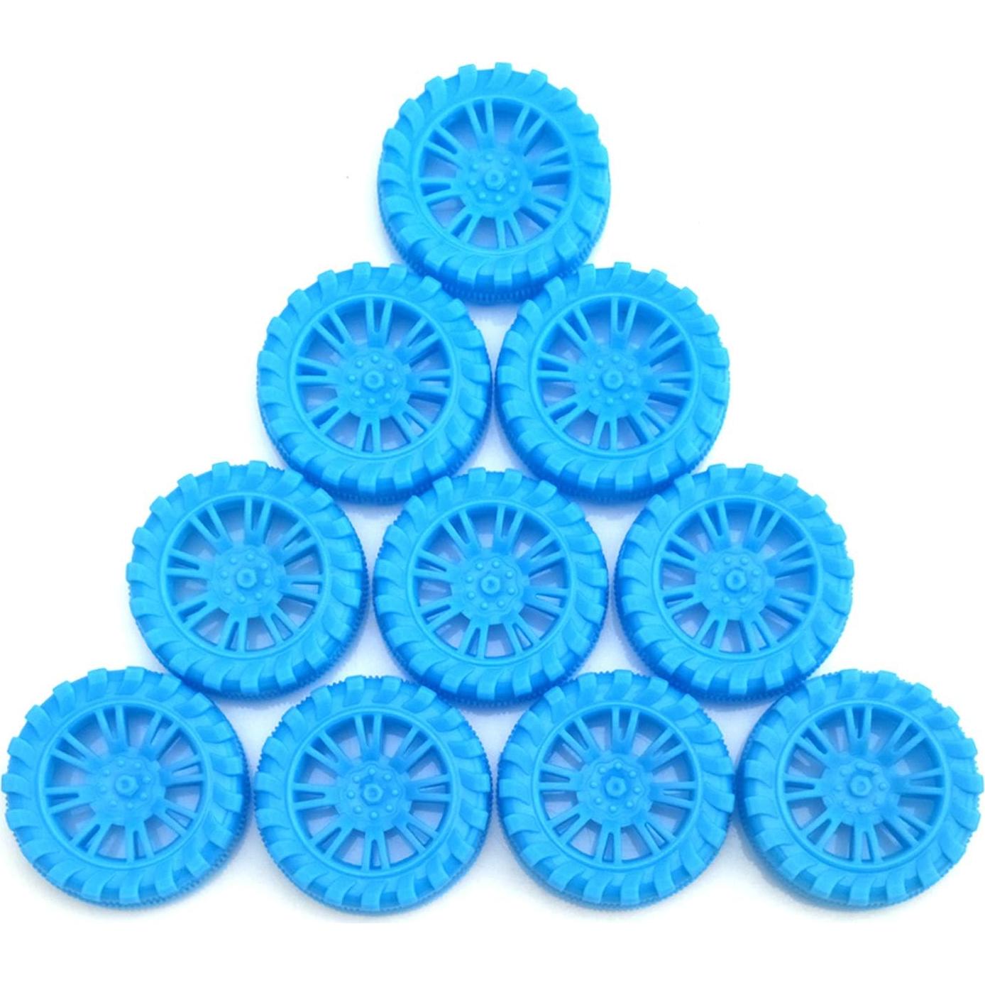 EUDAX 300 Ruedas de Plástico 30mm y 150 Ejes STEM 2mm