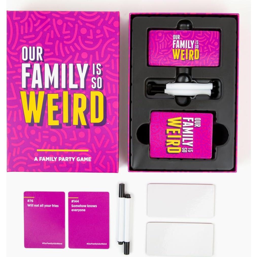Juego de Cartas Nuestra Familia es Tan Rara DSS Games - 150 Prompts