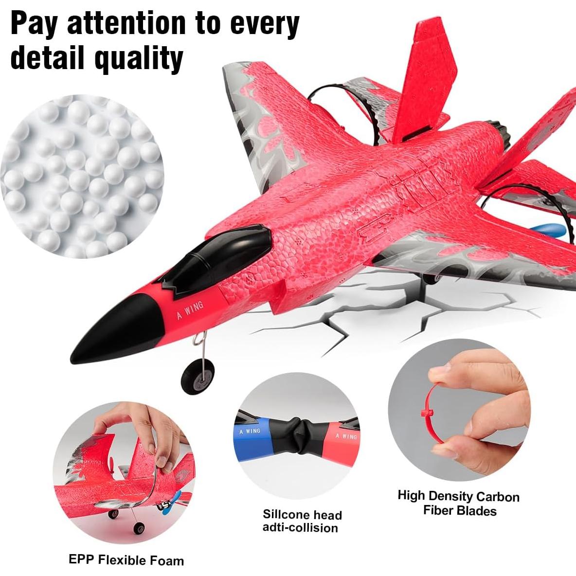 Avión RC F-35 Fremego 2.4GHz RTF con Giroscopio 6 Ejes