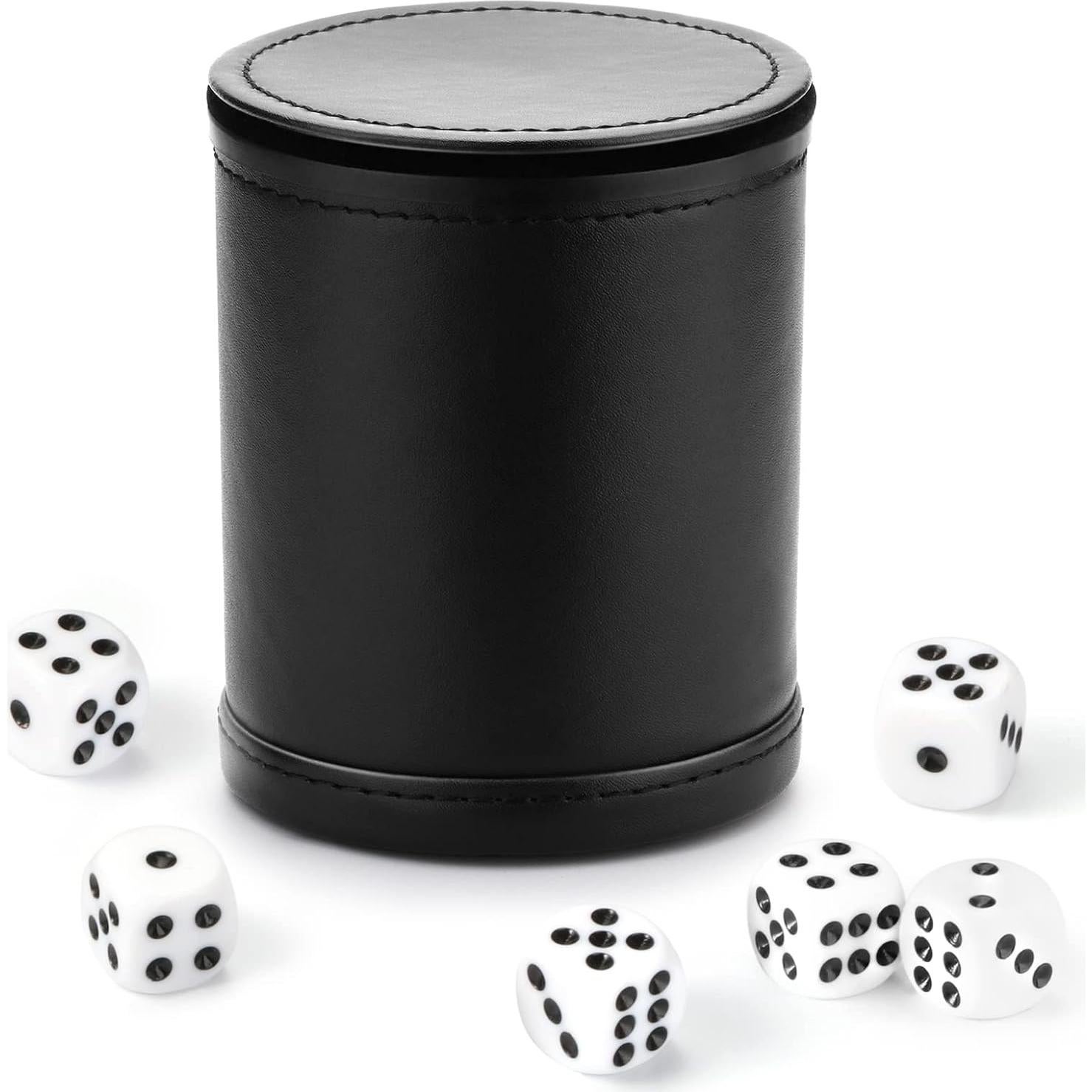 Cubilete para Dados Silencioso GMS con 6 Dados 16mm PU