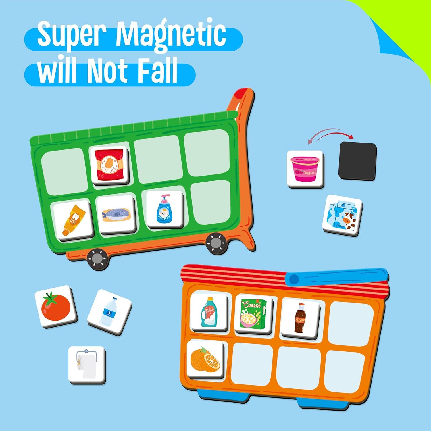 Juego de Lista de Compras Magnética SpriteGru - Educativo 3+ Años