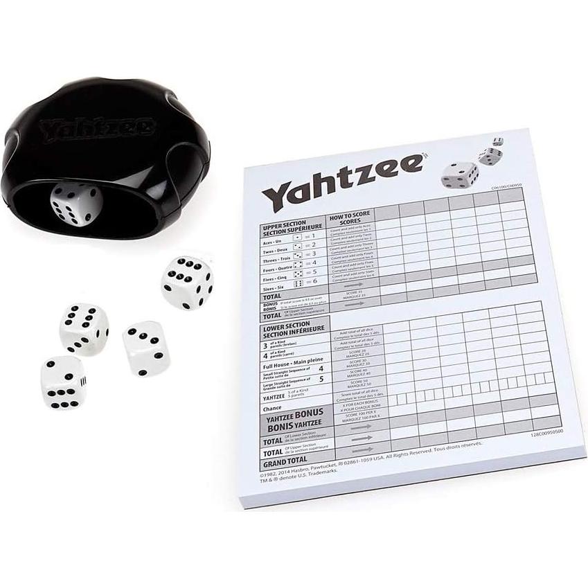 Juego de Dados Yahtzee Mr Dice - Clásico Familiar con Bolsa
