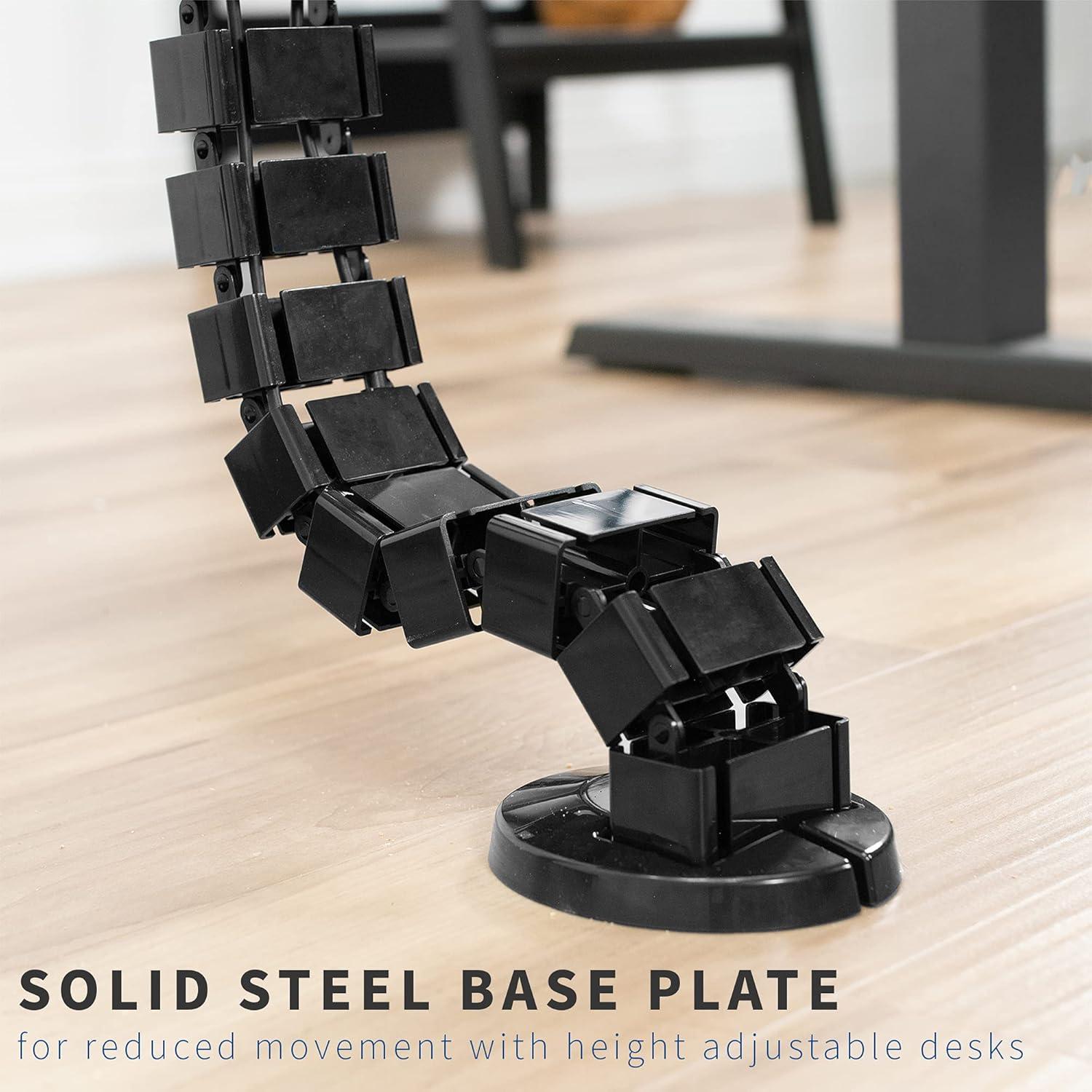 Organizador de Cables VIVO DESK-AC01C Negro 121,9 cm