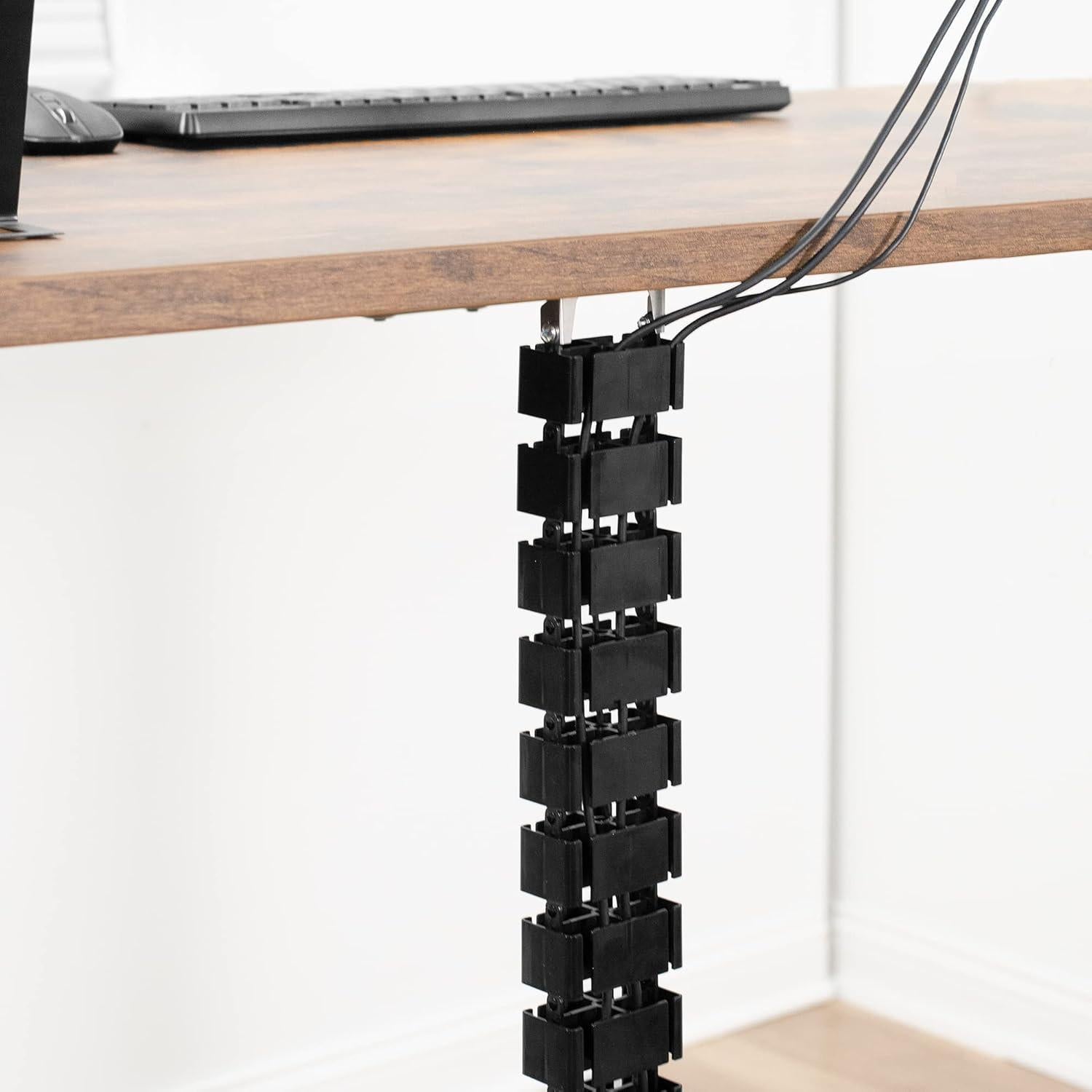 Organizador de Cables VIVO DESK-AC01C Negro 121,9 cm