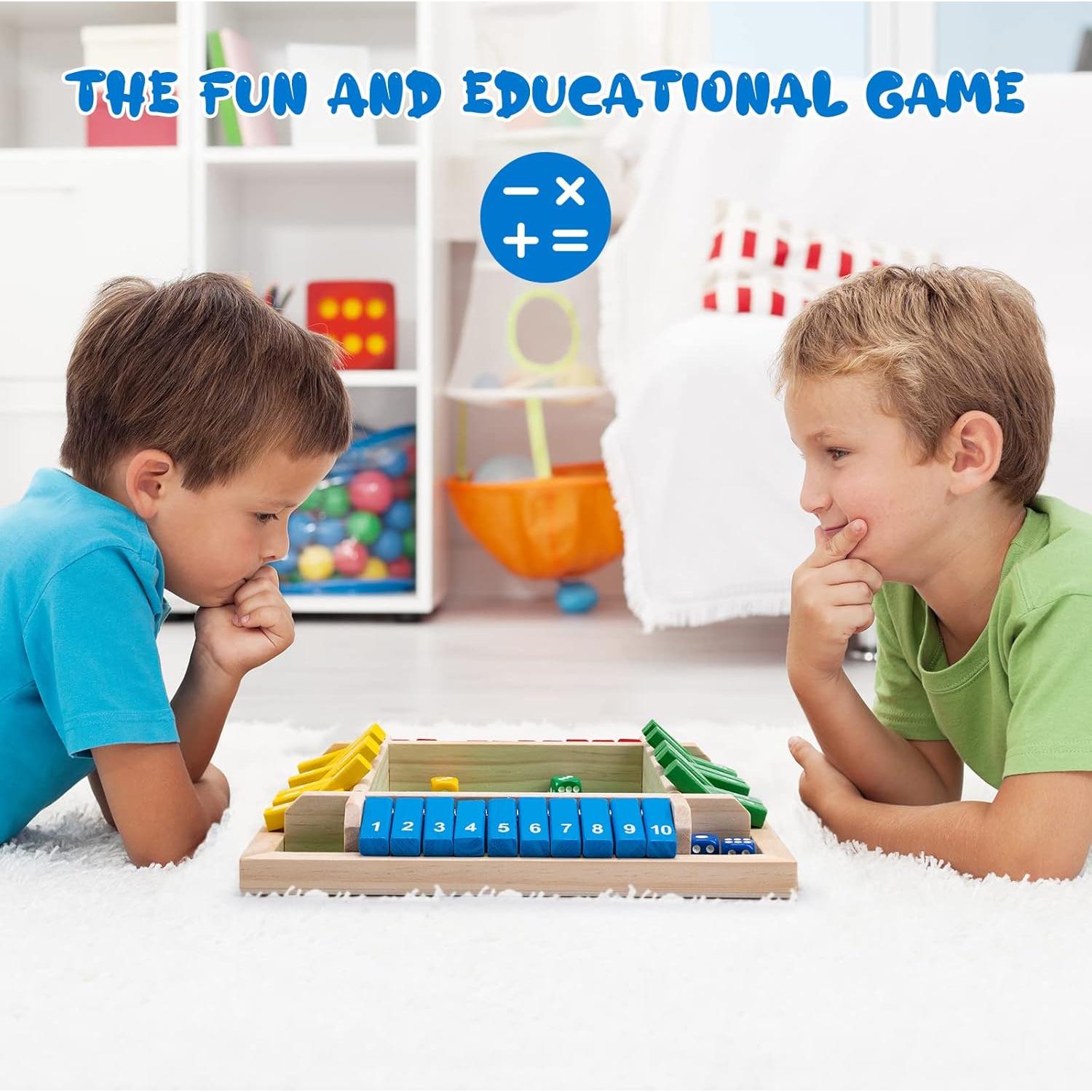 Juego de Dados Cierra la Caja Ineariu 22.1 cm para 4 Jugadores