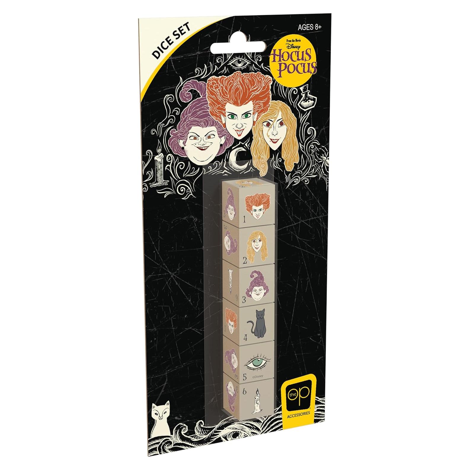 Juego de Dados Hocus Pocus USAopoly - 6 caras con personajes