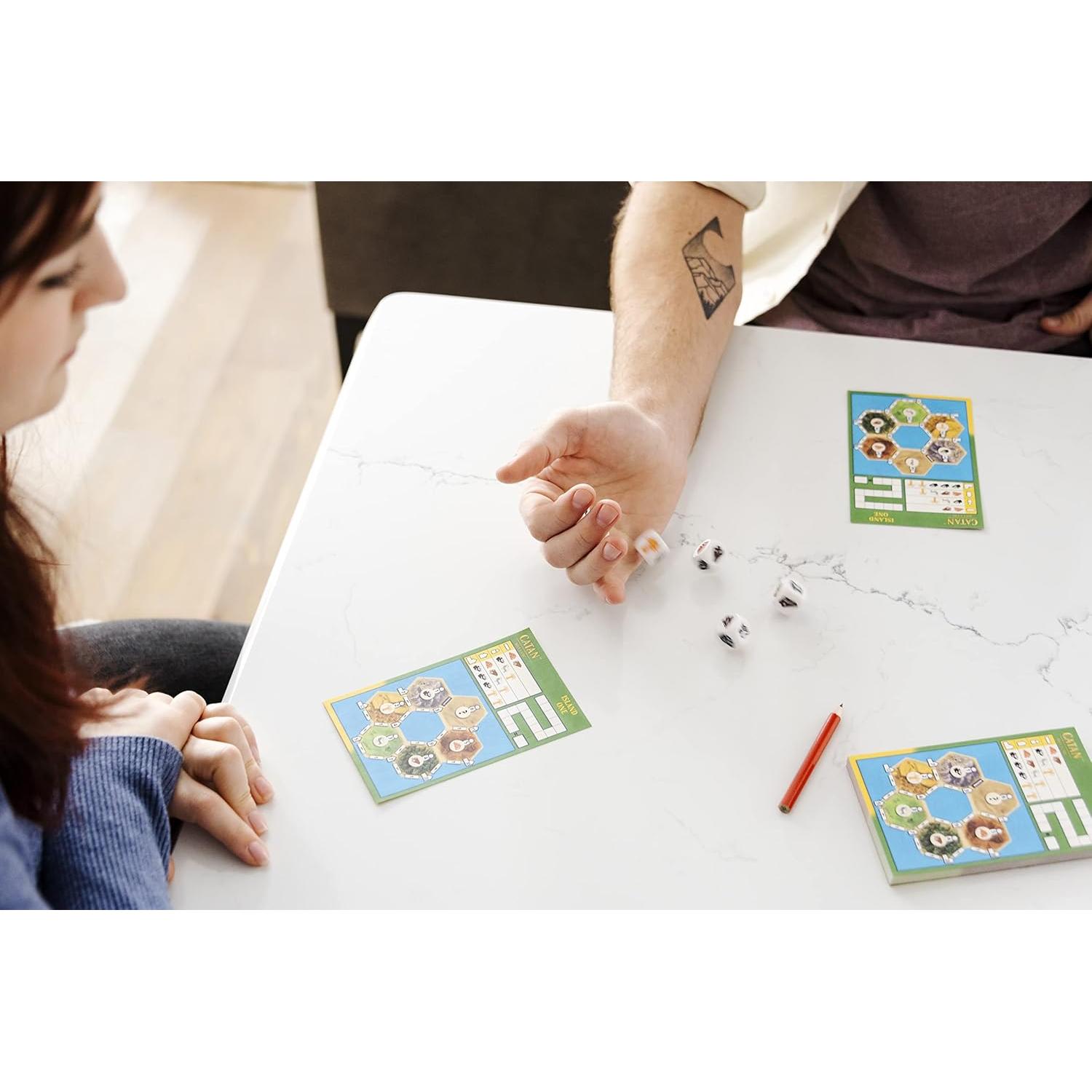 Juego de Dados Catan - Estrategia Familiar 1-4 Jugadores