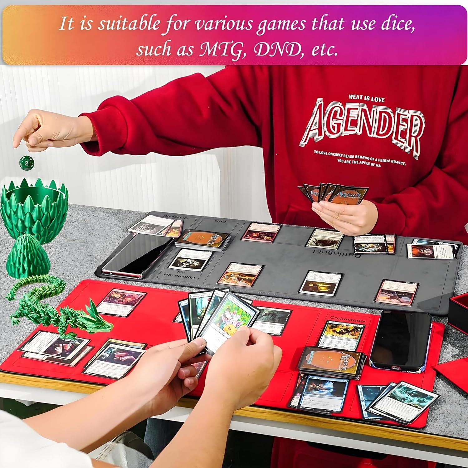 Juego de Dados Poliedricos Viyohoh 7pcs Huevo de Dragón 3D