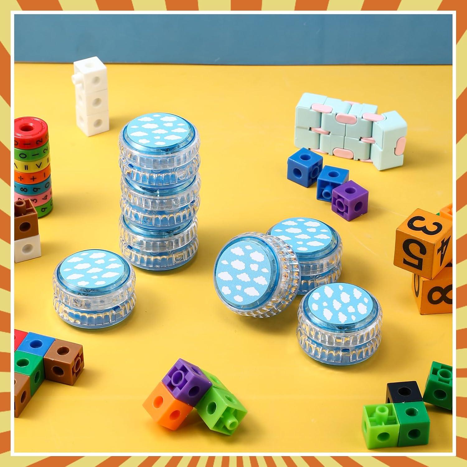 Yoyo Luminoso Woanger 24 Pcs LED Cielo Azul Juguete