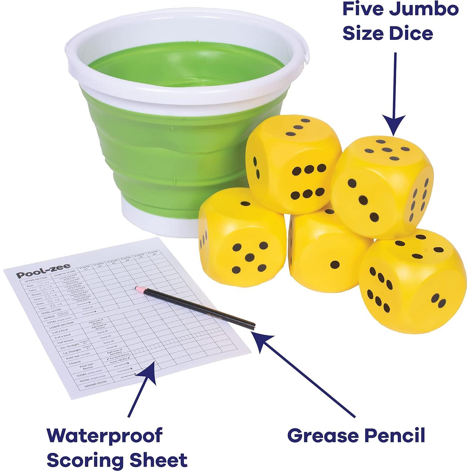Juego de Dados Flotantes para Piscina GAME Pool-Zee