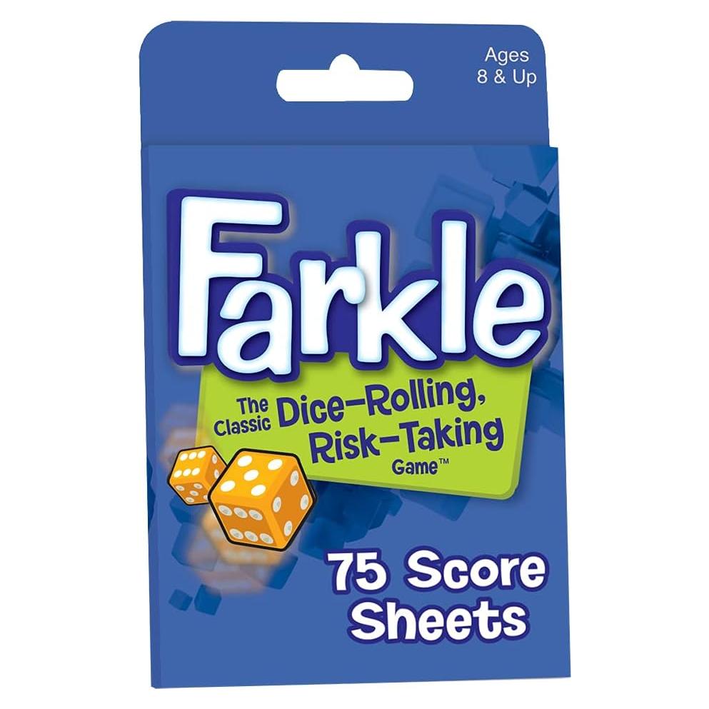 Hojas de Puntuación Farkle Patch Products - 75 Hojas Doble Cara