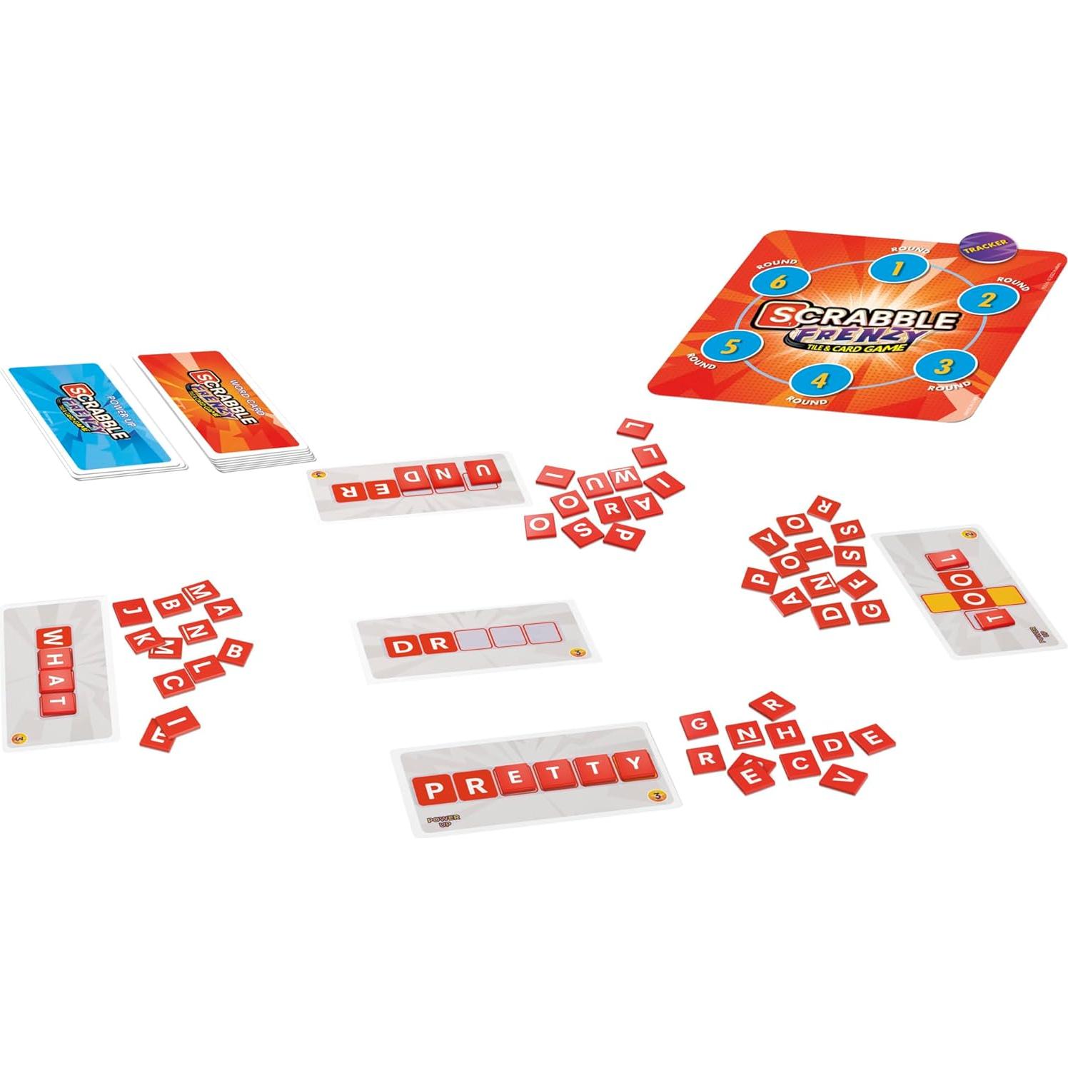 Juego de Cartas Scrabble Frenzy Hasbro - Rápido y Familiar