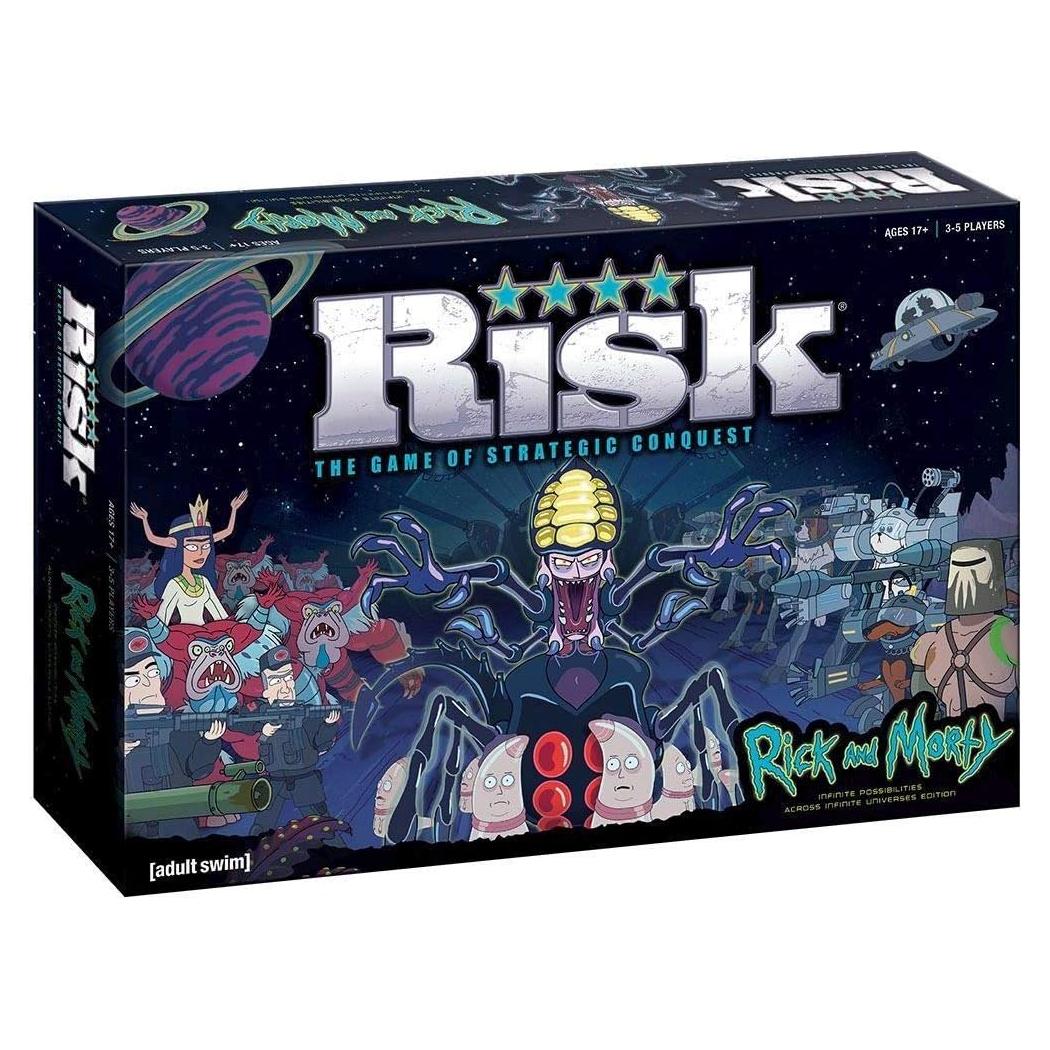 Juego de Mesa Riesgo Rick y Morty USAopoly 3-5 Jugadores