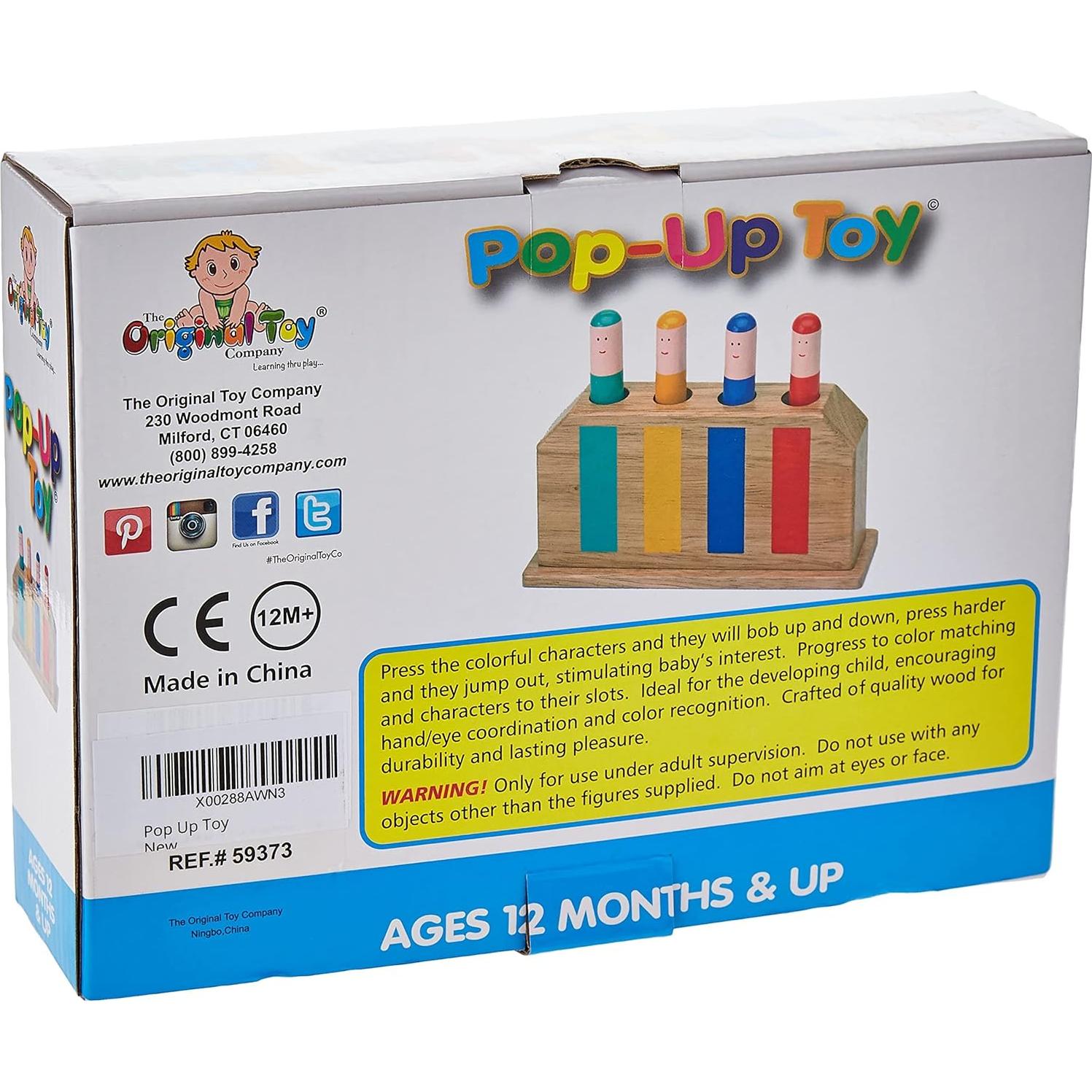 Juguete Pop Up de Madera The Original Toy Company - 4 Figuras