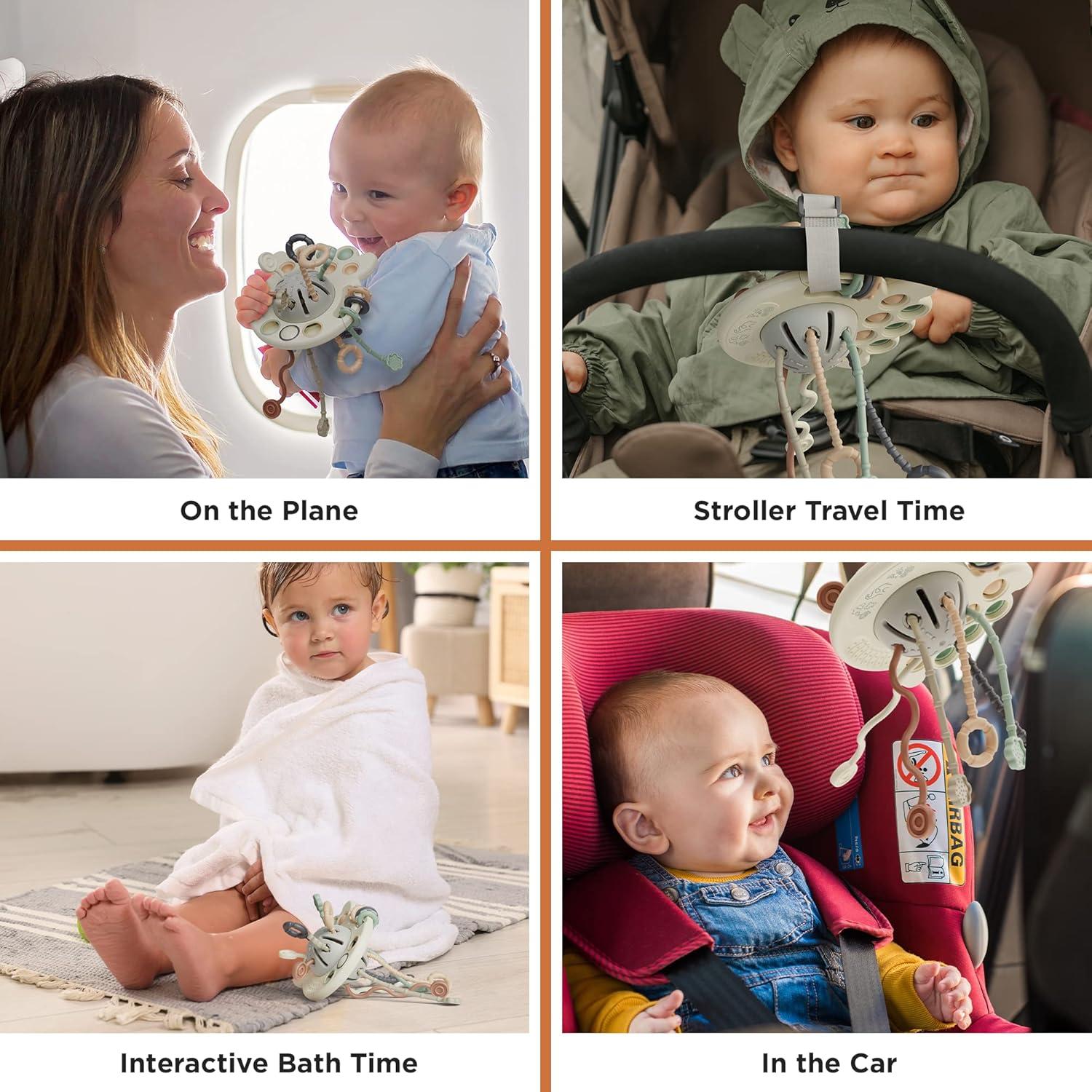 Juguete Montessori de Cuerda de Silicona GOPO 18+ Meses