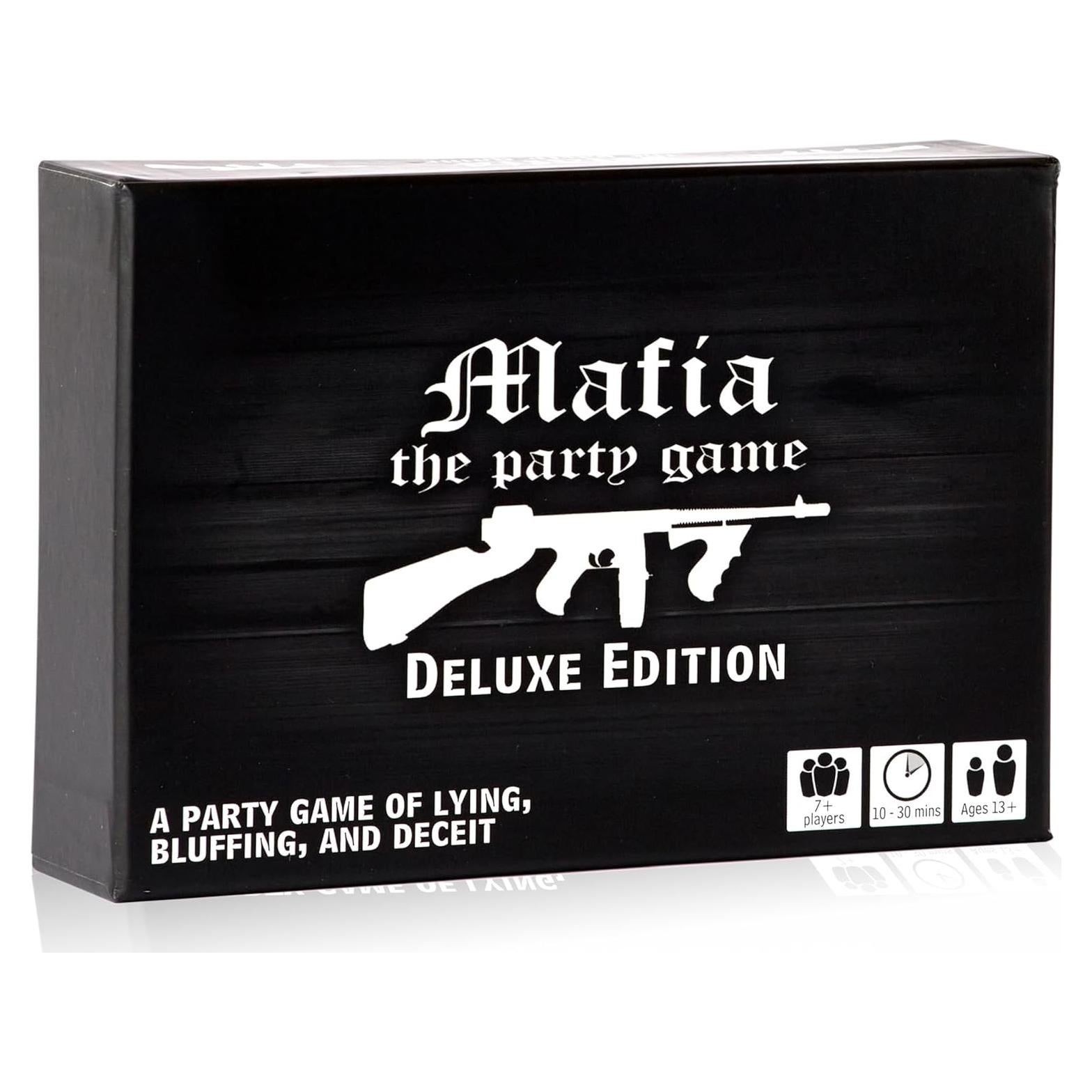 Juego de Mesa Mafia Deluxe Apostrophe Games - 84 Cartas, 7+ Jugadores