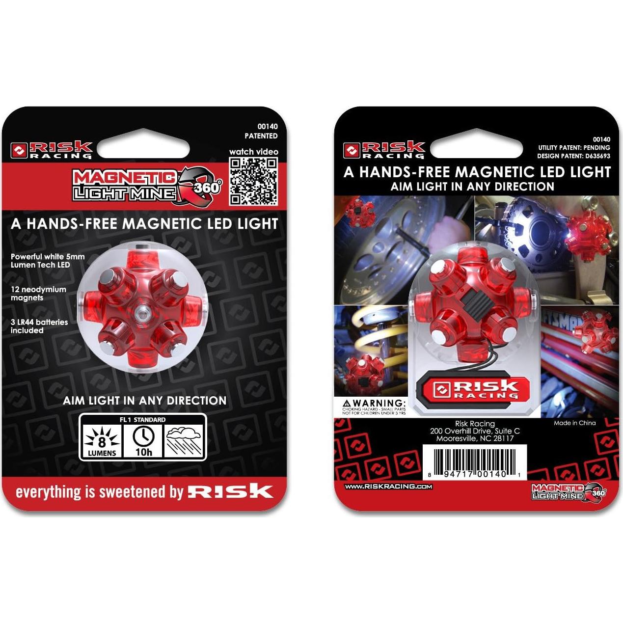 Luz Magnética LED Risk Racing 00140 - Compacta y Potente