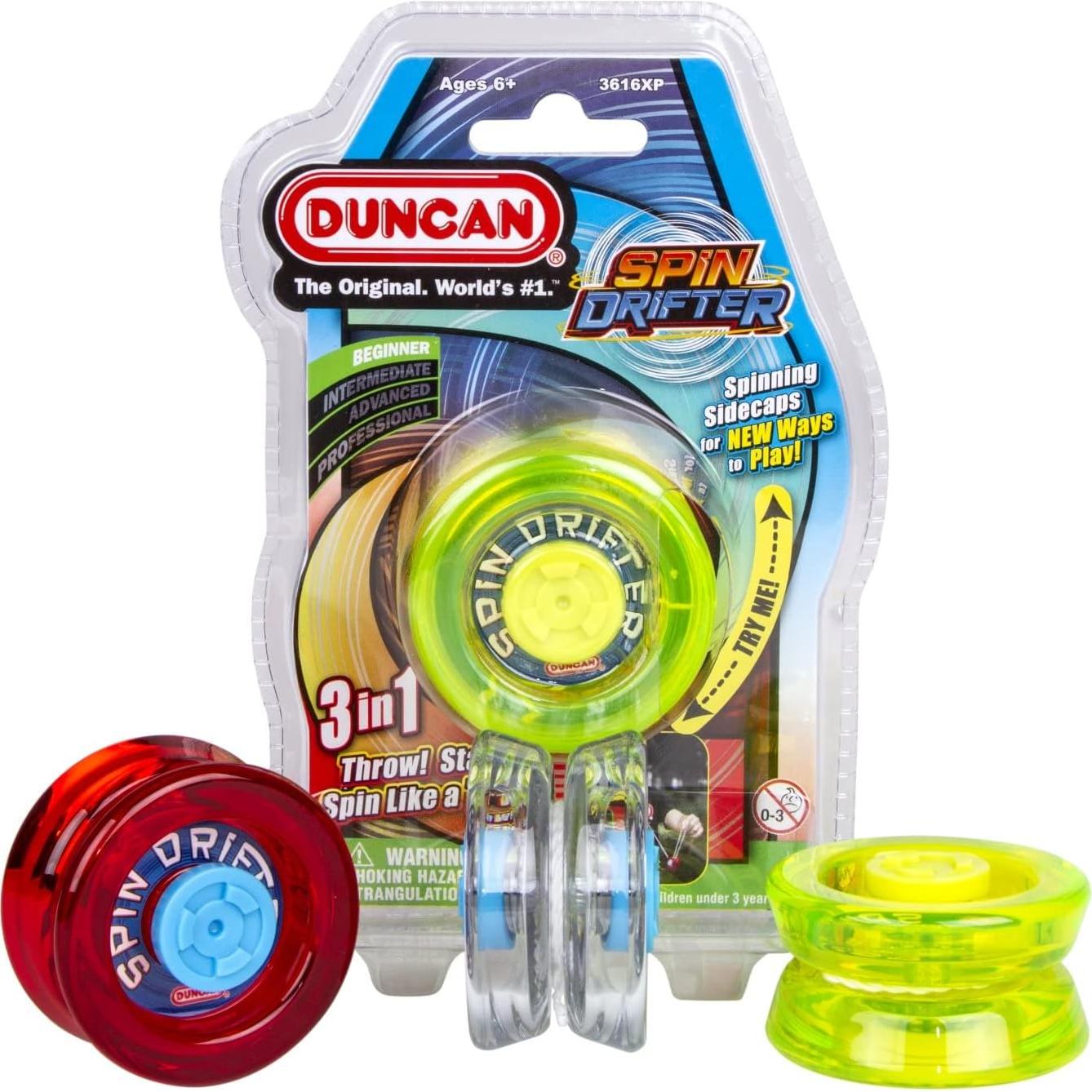 Yo-Yo Duncan Spin Drifter Amarillo Verde para Todos