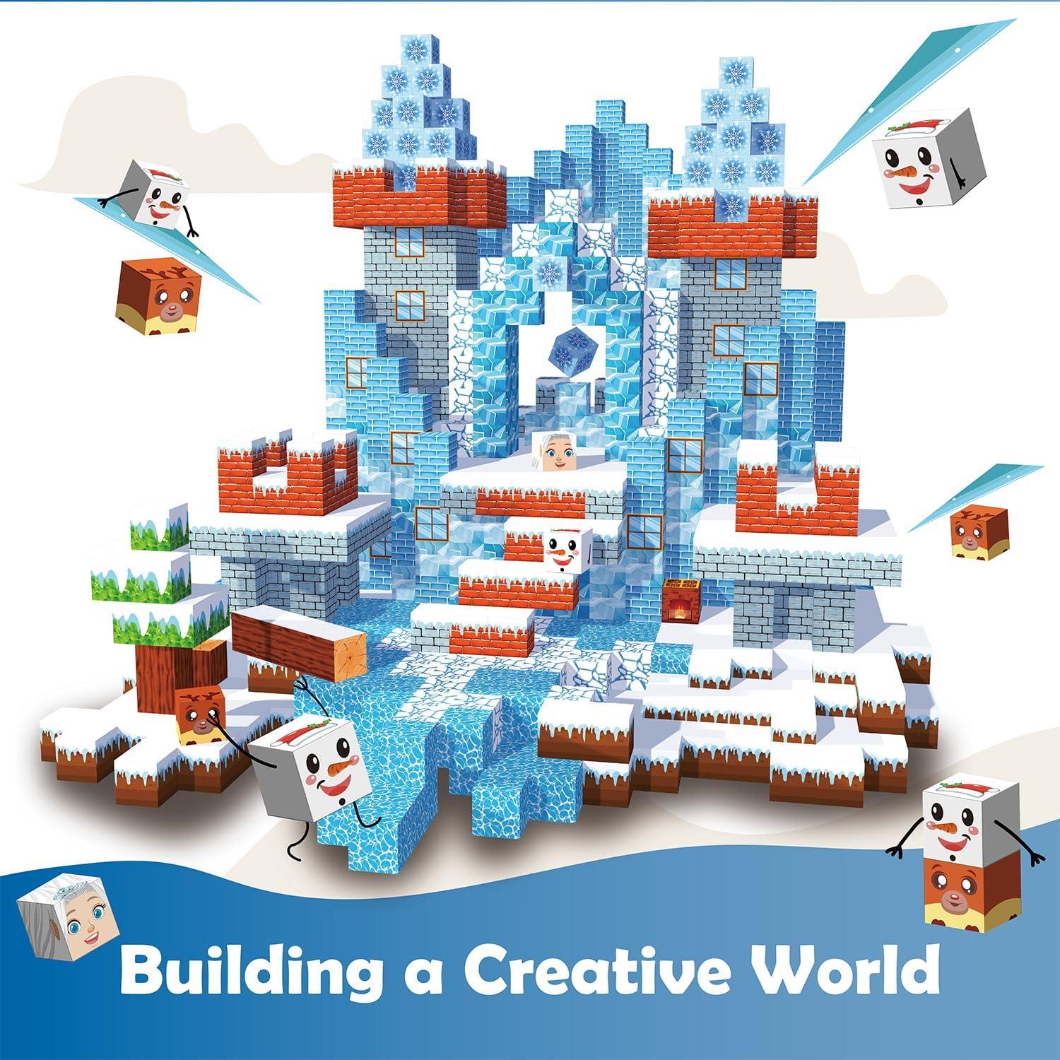 Bloques Magnéticos 120PCS BrightBlox Juguetes Educativos STEM