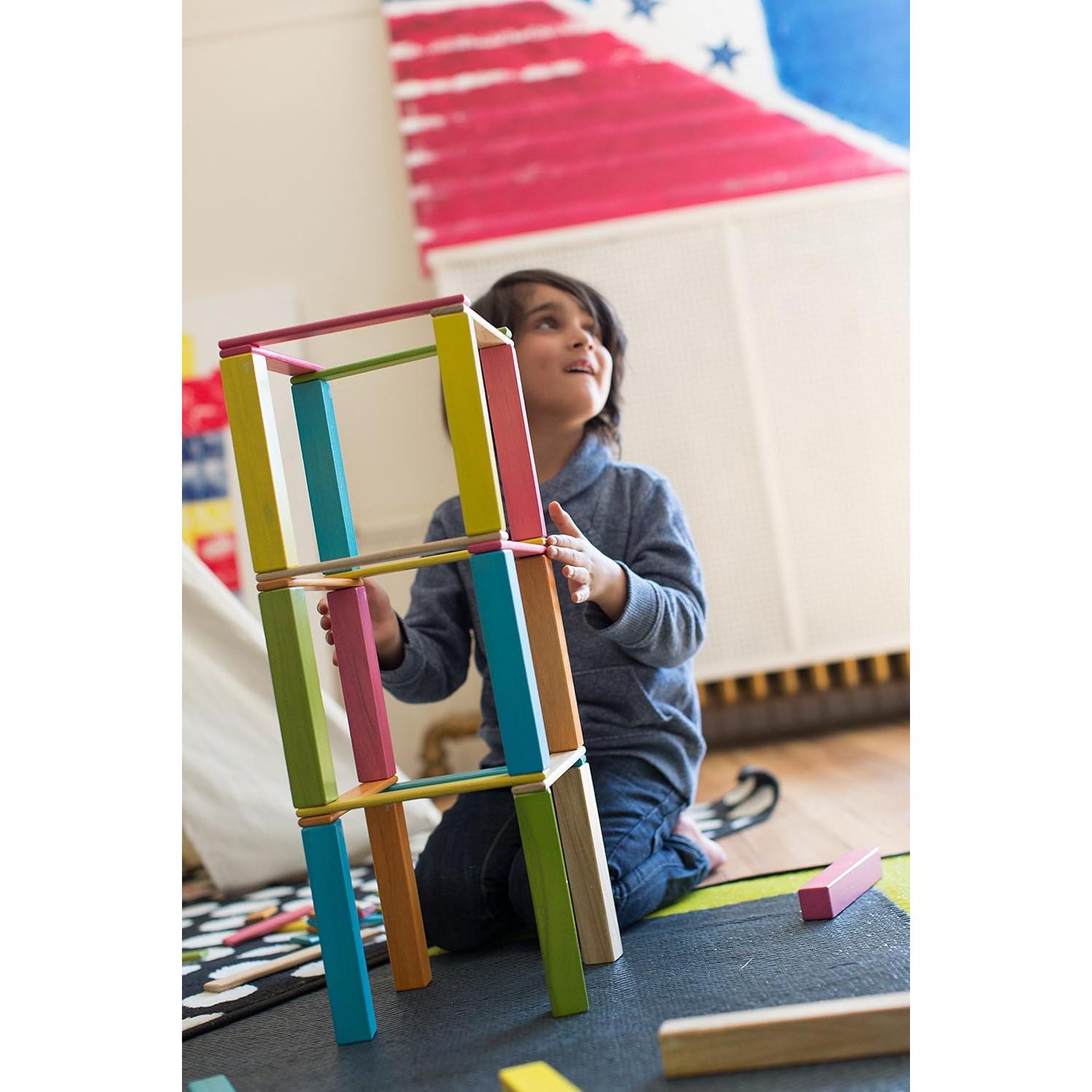 Juego de Bloques Magnéticos Tegu 42 Piezas Floración