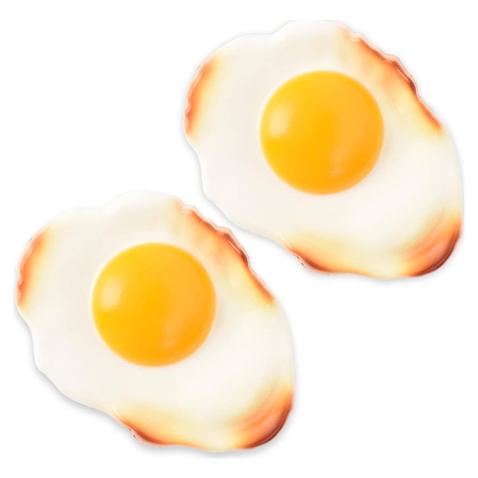 Huevo Frito Falso Juguete Hagao 2 Piezas Decoración Cocina