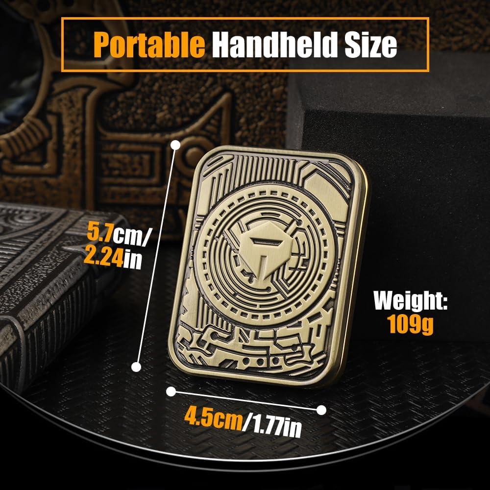 Deslizador Fidget Mechaniker Oro y Bronce para Alivio de Estrés