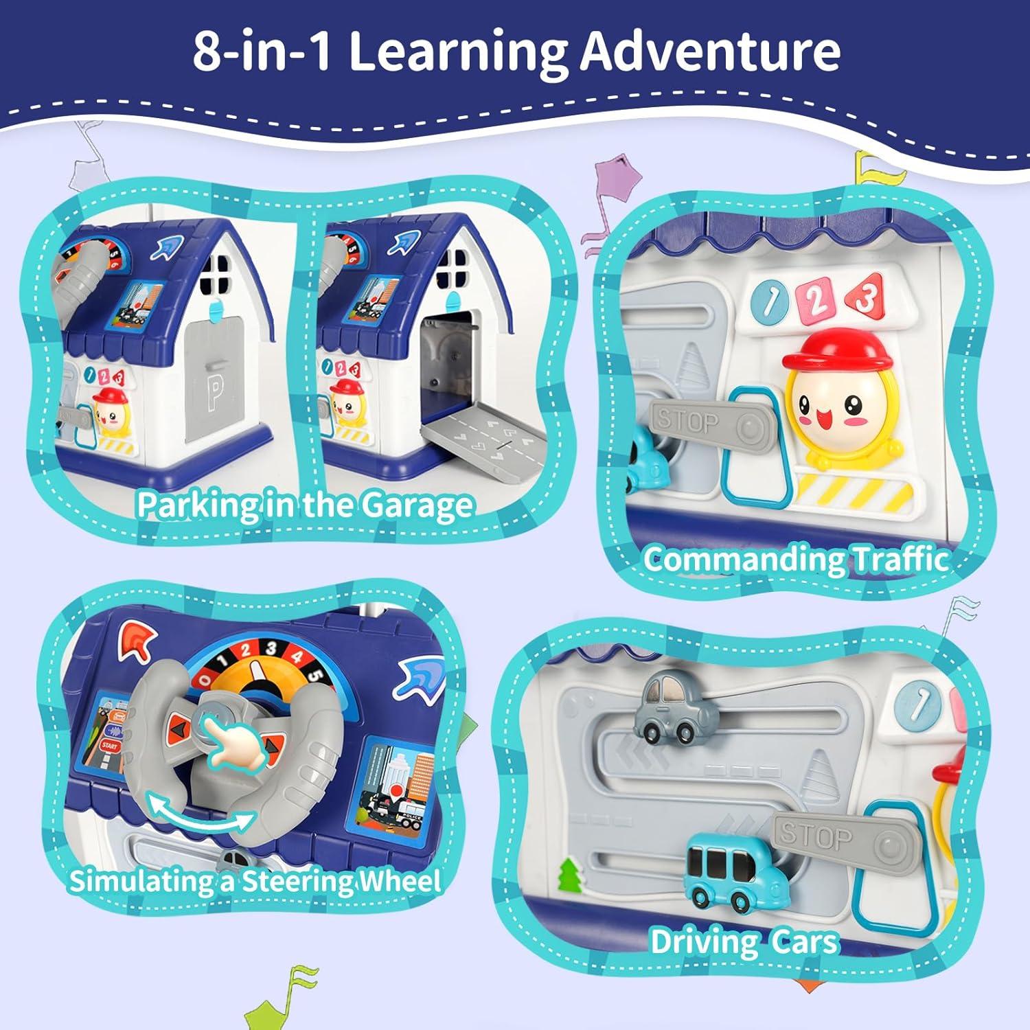 Juguete Educativo Sensorial 8 en 1 LanwIdyll para Niños 1-3 Años