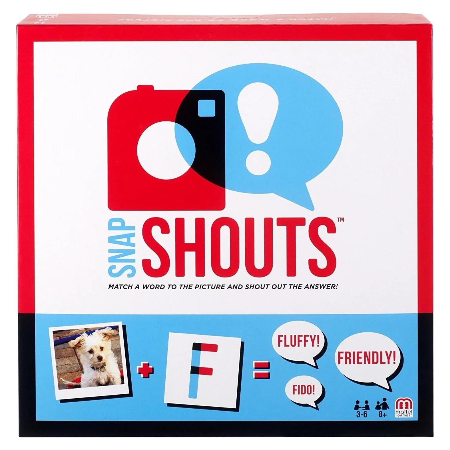 Juego de Cartas SnapShouts Mattel - Diversión Familiar Multijugador