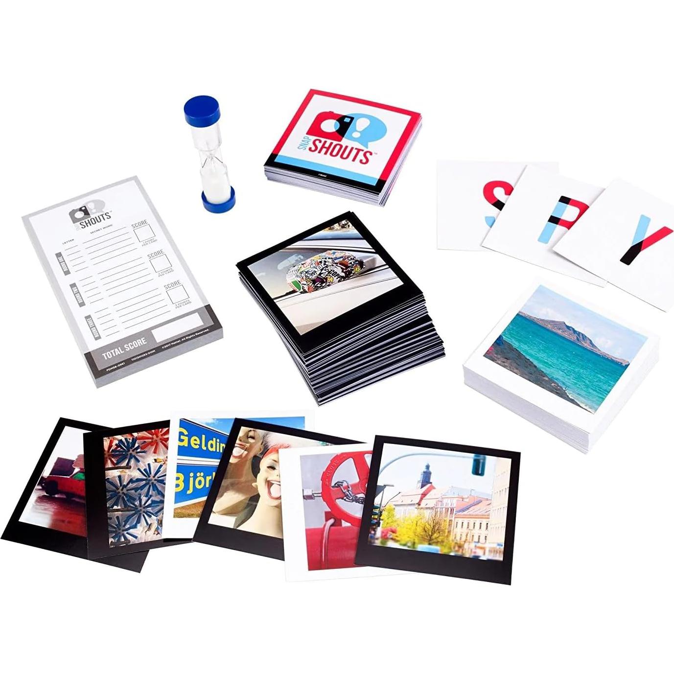 Juego de Cartas SnapShouts Mattel - Diversión Familiar Multijugador