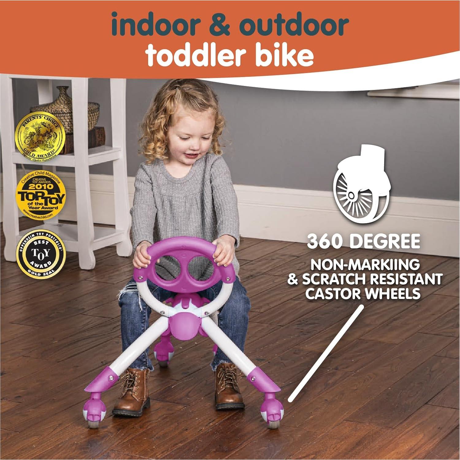 Bicicleta Andadora YBIKE Pewi Elite Púrpura 9 meses a 3 años