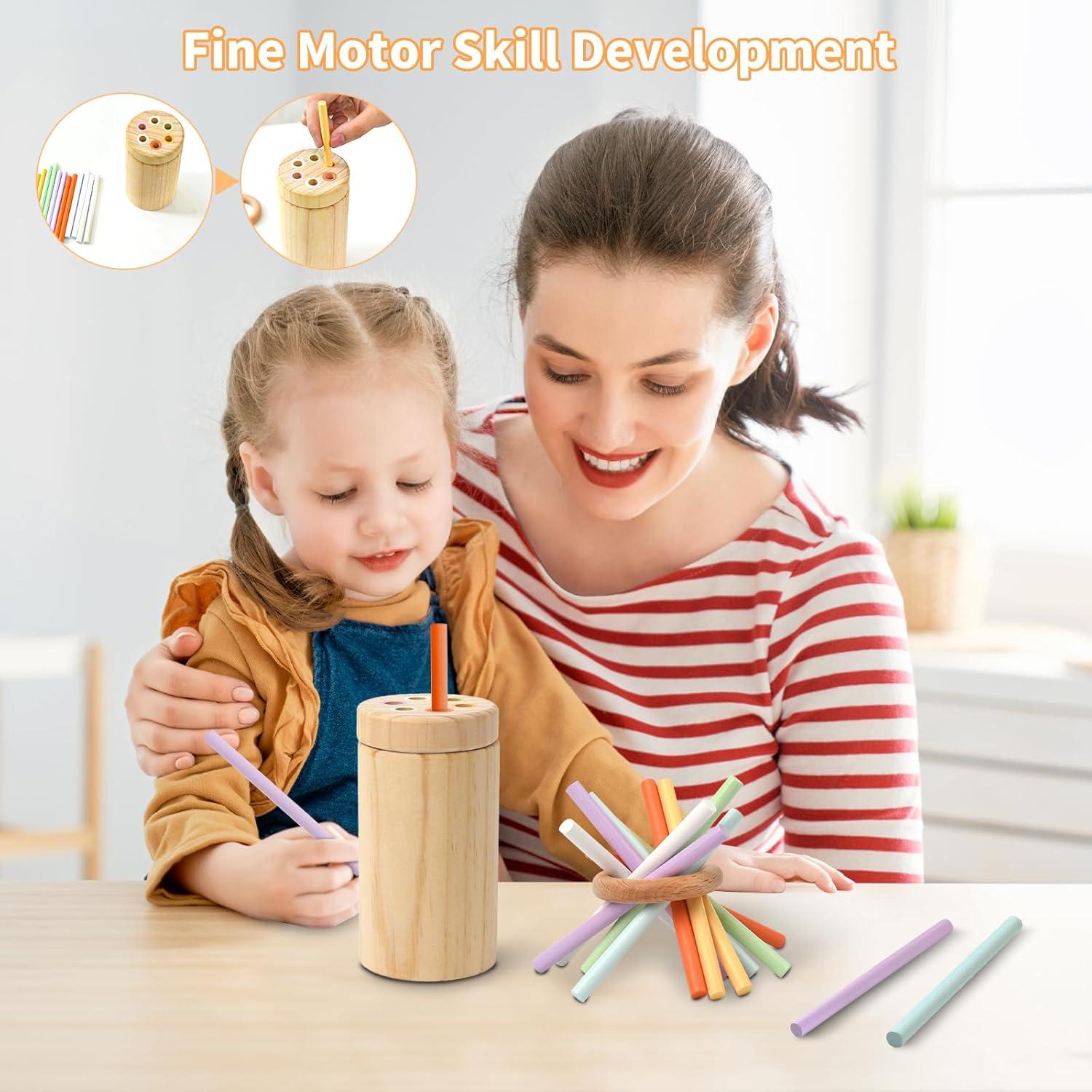 Juguetes Montessori Kileubuto para Bebés 6-36 Meses Madera