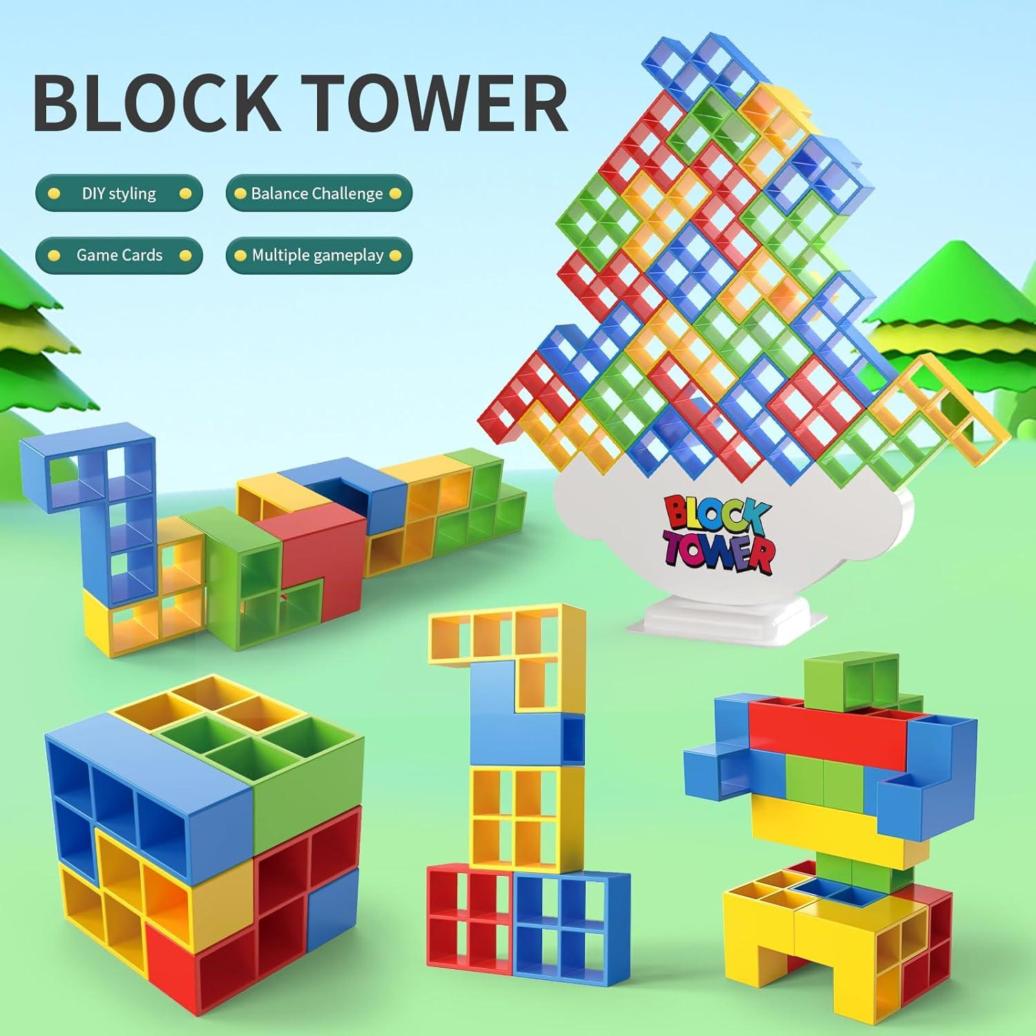 Juego de Bloques de Apilamiento OUXIA 48 Pcs - Diversión Familiar