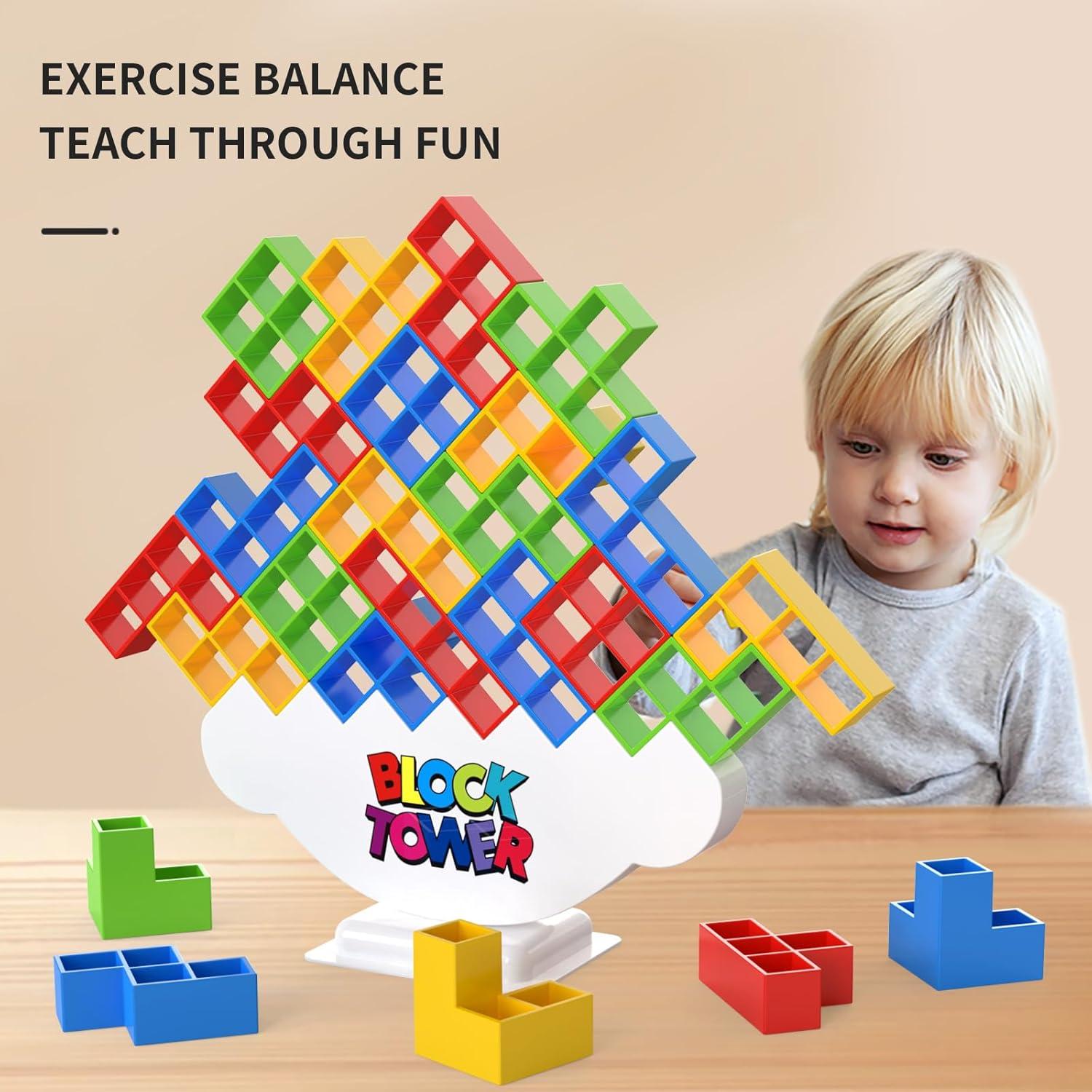 Juego de Bloques de Apilamiento OUXIA 48 Pcs - Diversión Familiar