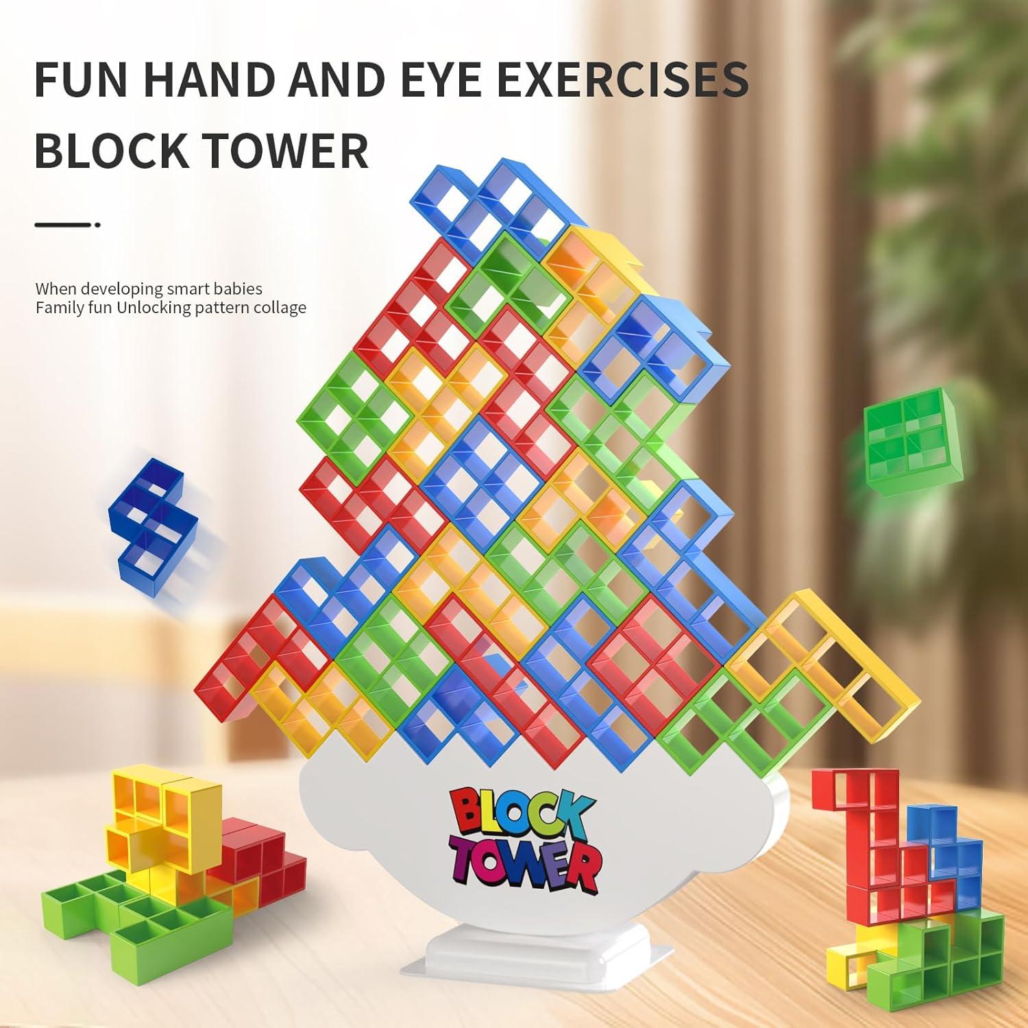 Juego de Bloques de Apilamiento OUXIA 48 Pcs - Diversión Familiar