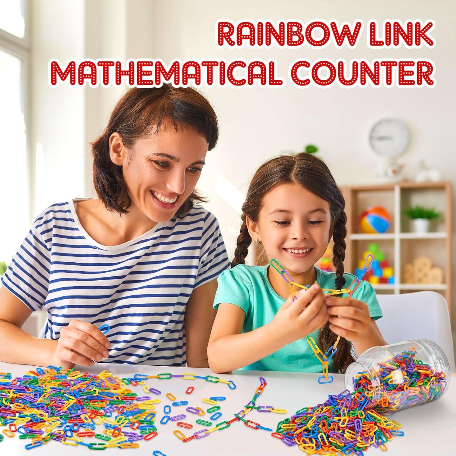 Cubo de 1000 Enlaces de Aprendizaje Wettarn para Niños