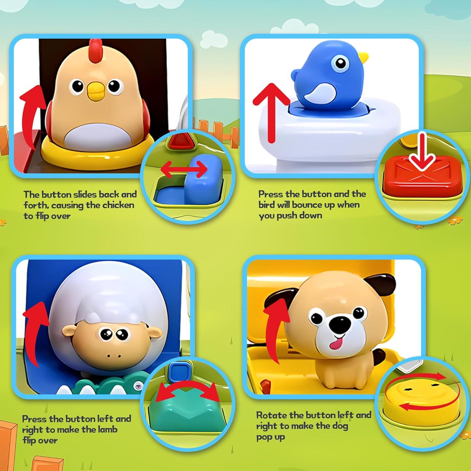 Juguete emergente musical ROHSCE para bebés 6-12 meses