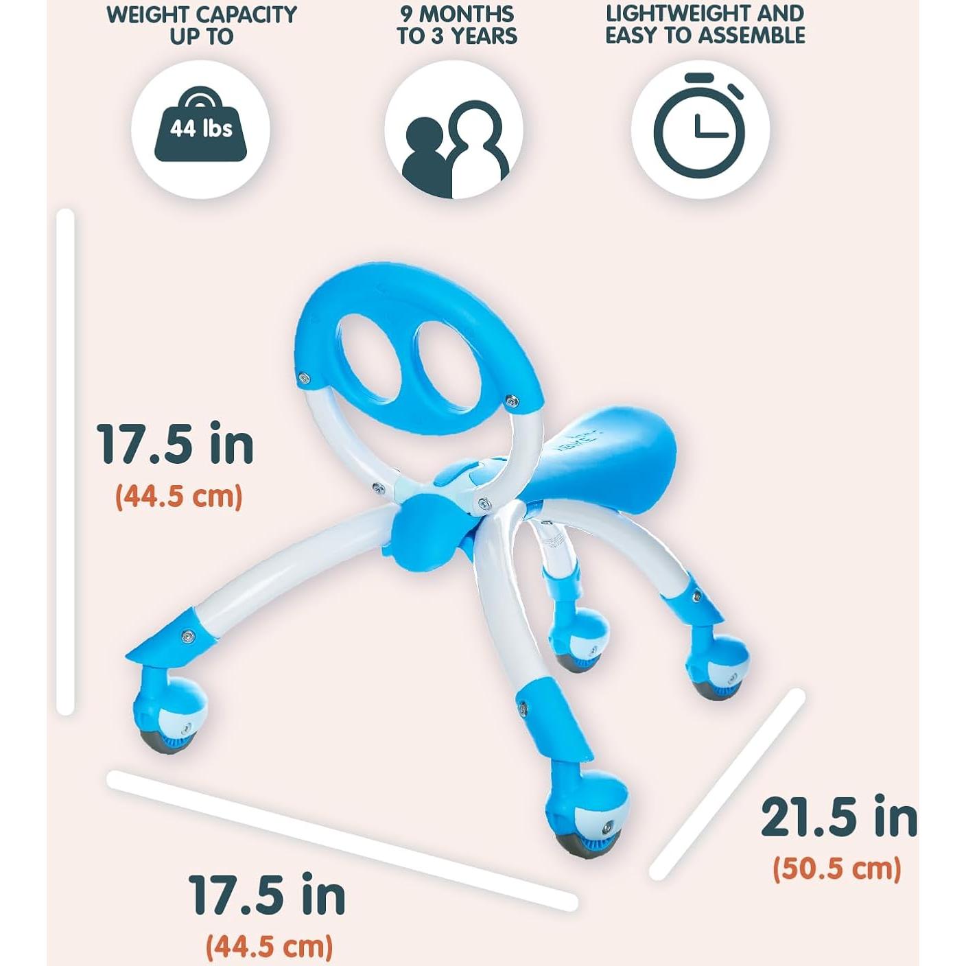 Juguete de Paseo YBike Pewi Azul para Bebés 9 a 36 Meses