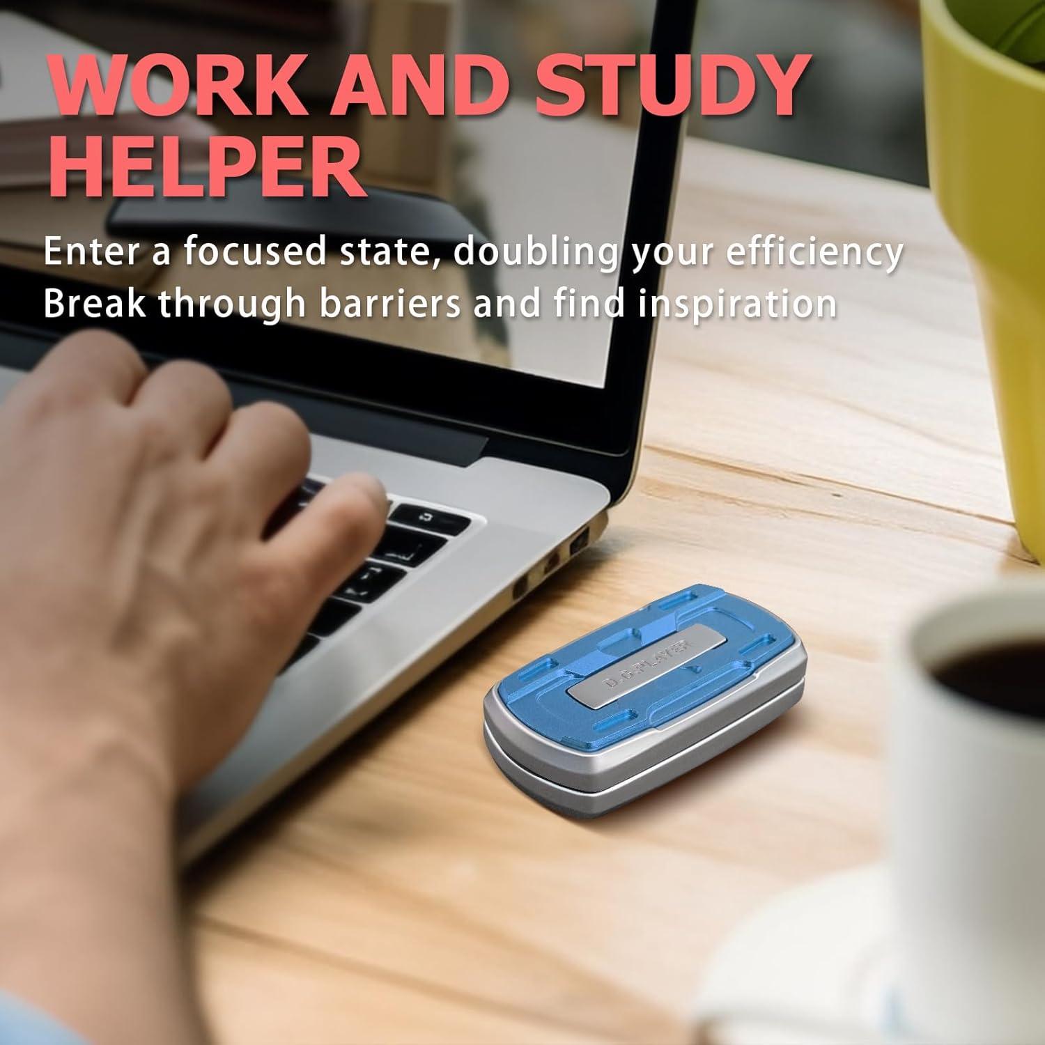 Juguete Antiestrés D.G.PLAYER Azul - Deslizador Sensorial Metal