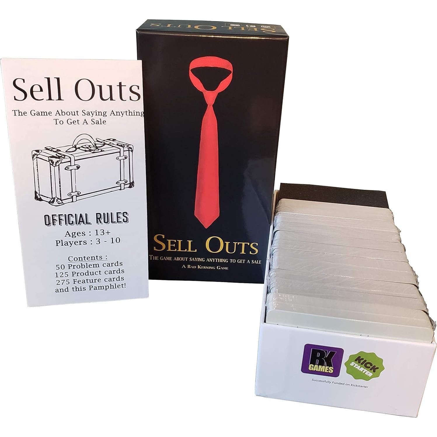 Juego de Cartas Sell Outs - Bad Kerning LLC - 450 Cartas