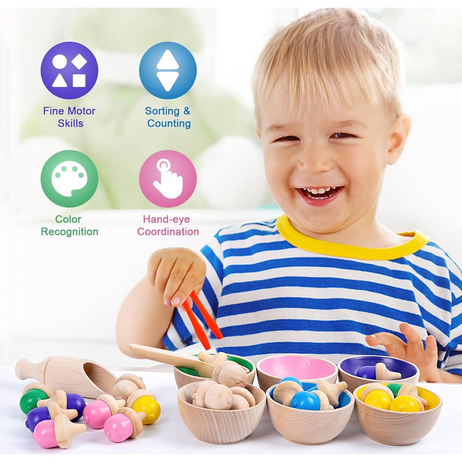 Juguete de Clasificación de Colores WODI para Niños 3+ Años