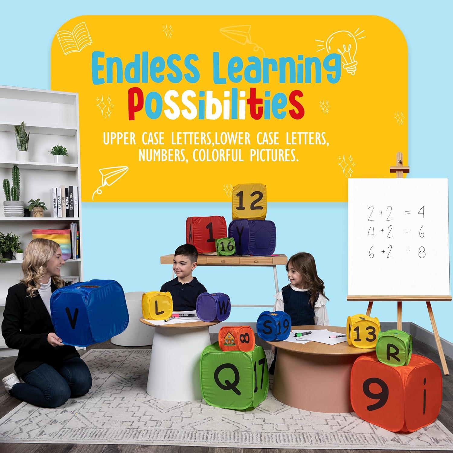 Bloques de Construcción Jumbo Plegables TODO BLOQUES 52 Piezas