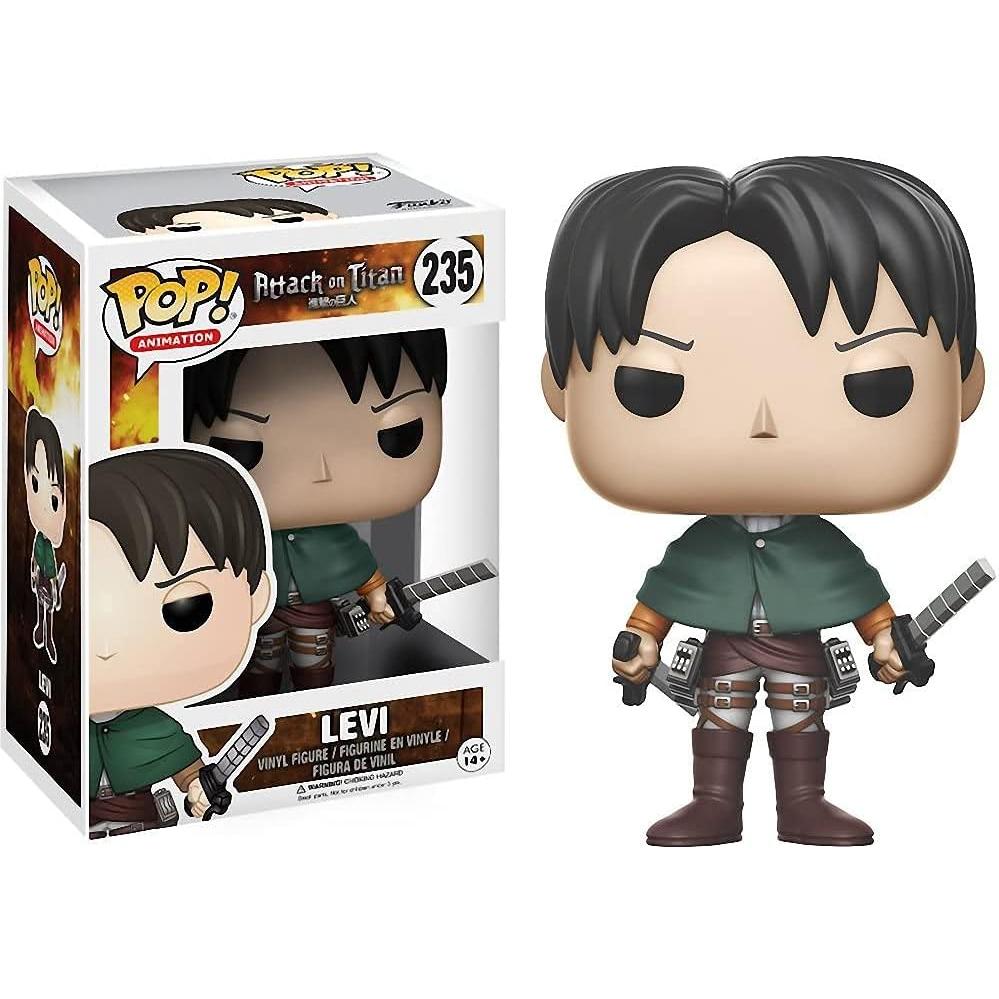 Figura de Vinilo Funko Pop! Levi Ackerman - Ataque a los Titanes, 9.5 cm