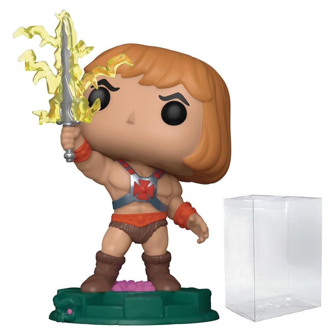 Figura de Vinilo He-Man Funko Fusion 9.53 cm con Funda Protectora