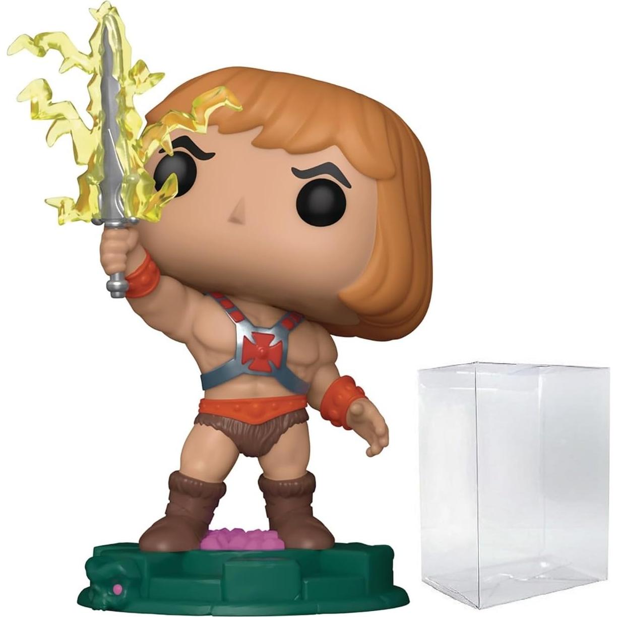 Figura de Vinilo He-Man Funko Fusion 9.53 cm con Funda Protectora