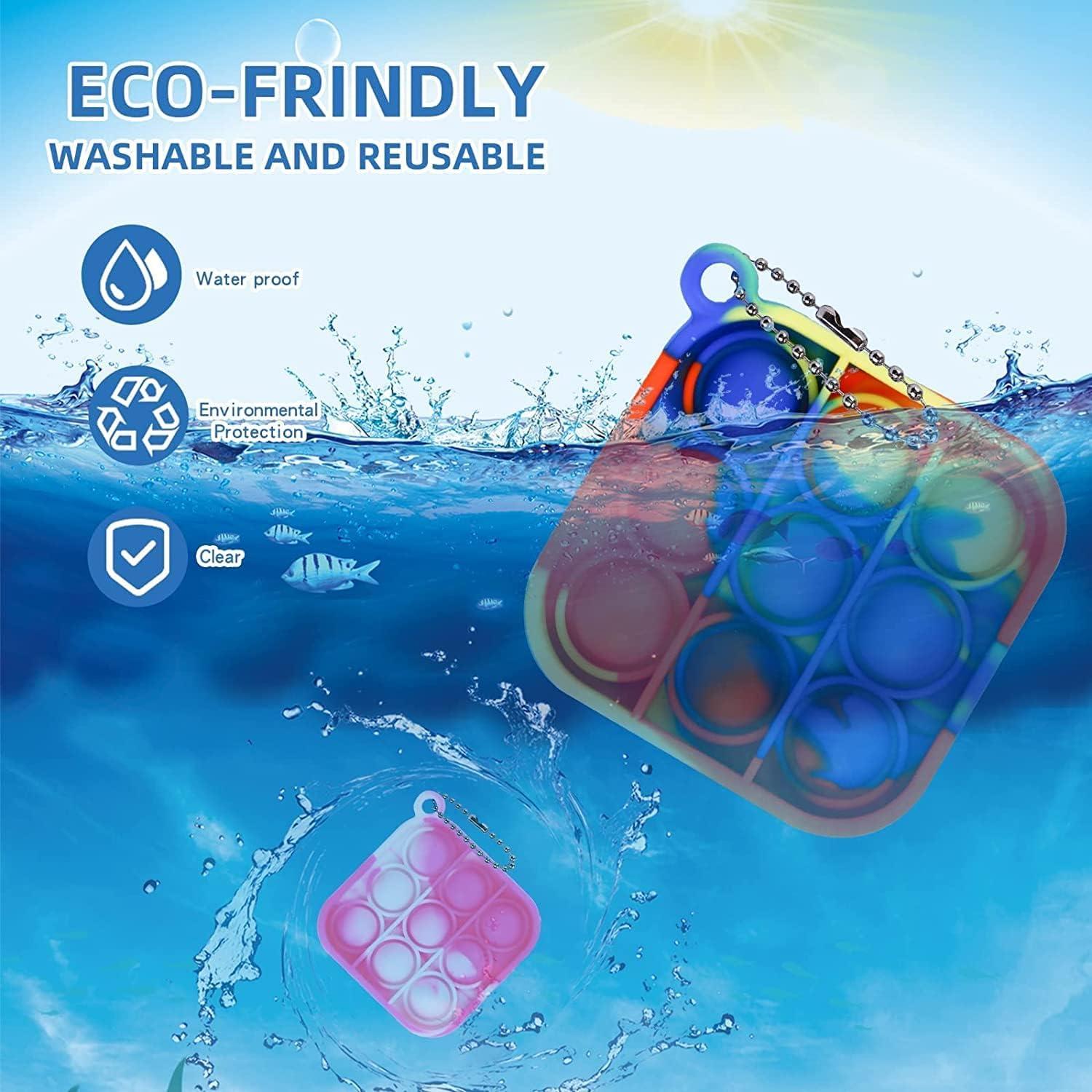 Paquete de 36 Llaveros Antiestrés Pop BicMan - Juguetes Infantiles